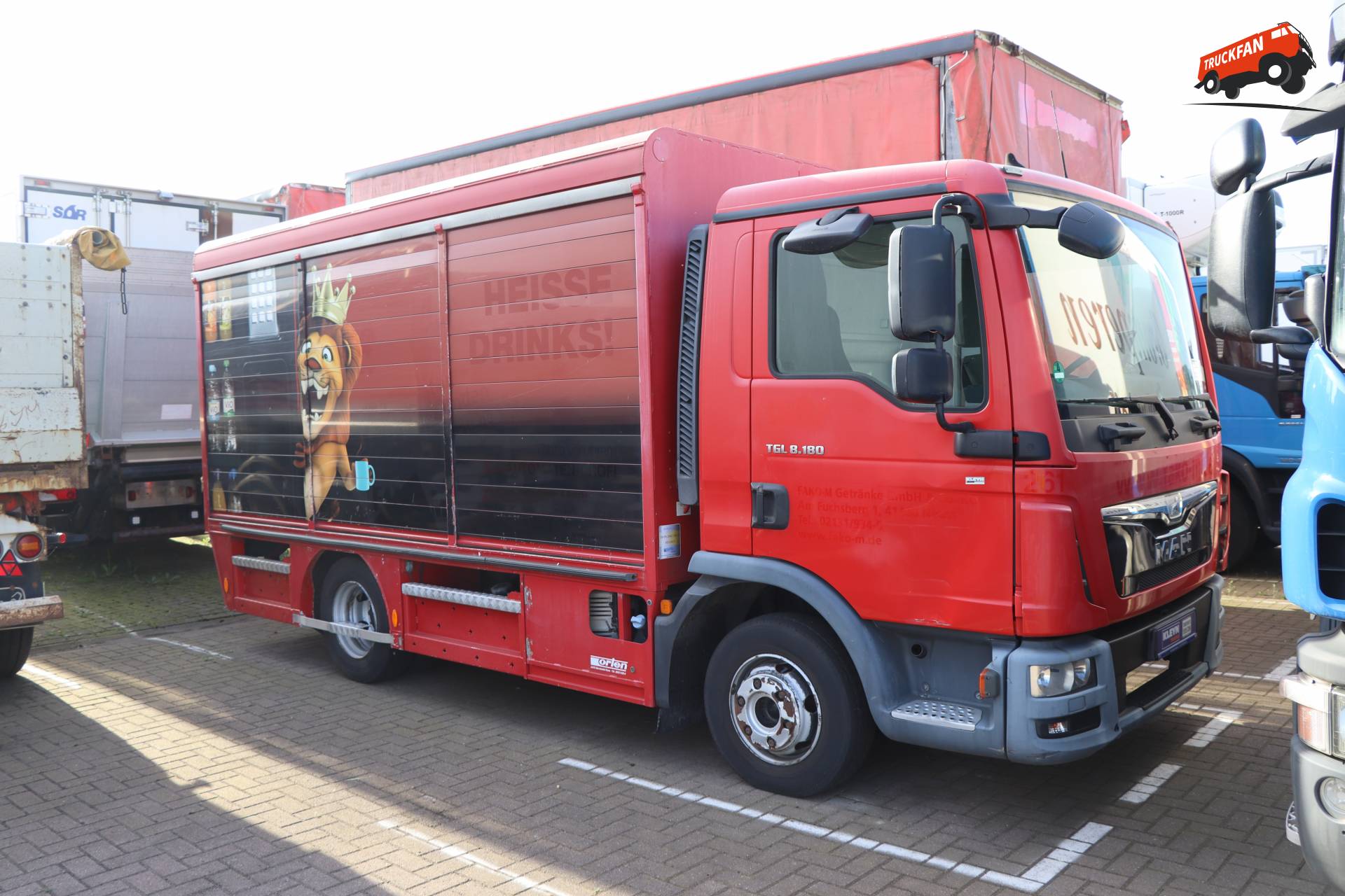 MAN TGL 8.180 met Orten drankenopbouw