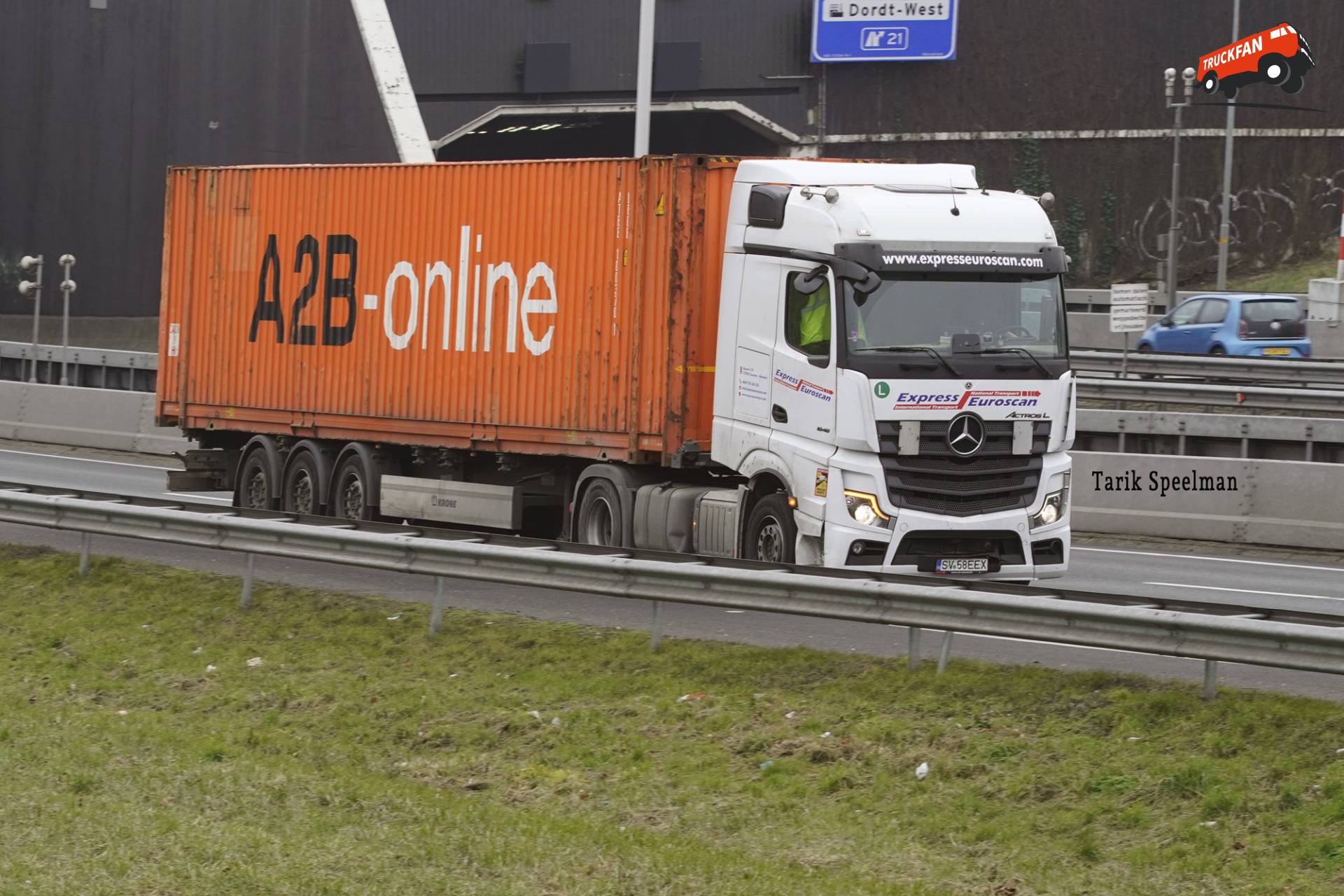 Mercedes-Benz Actros MP5 met kenteken SV 58EEX