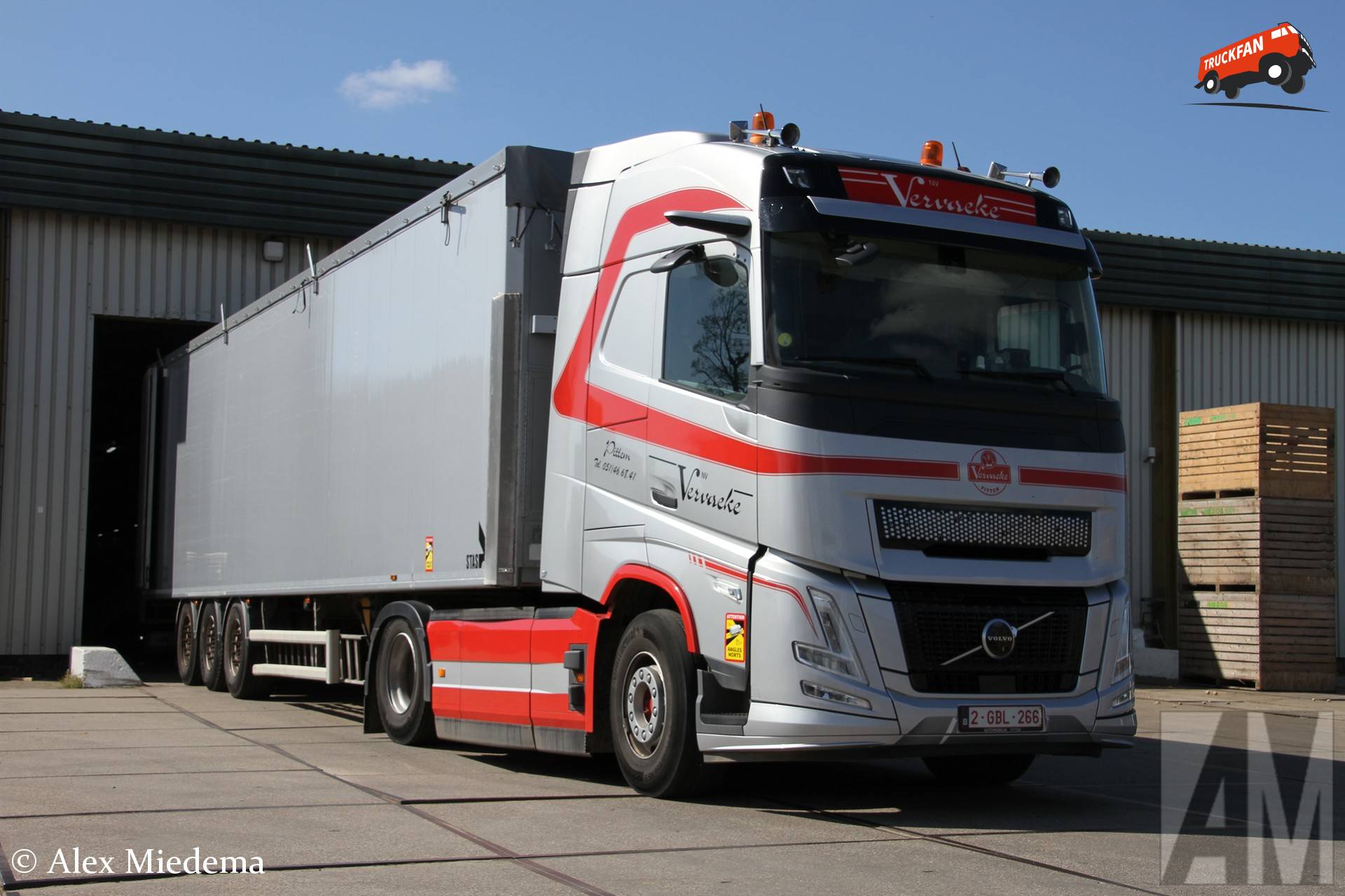 Vervaeke NV Volvo FH Aero bij ZOS Stiens