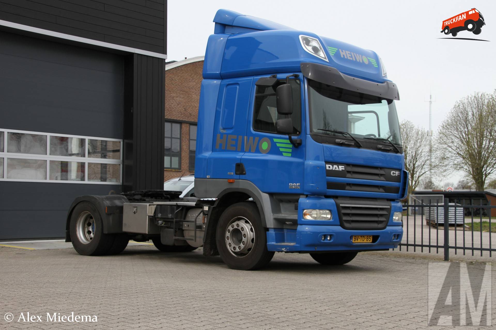 DAF CF85 truck at Heiwo Wolvega