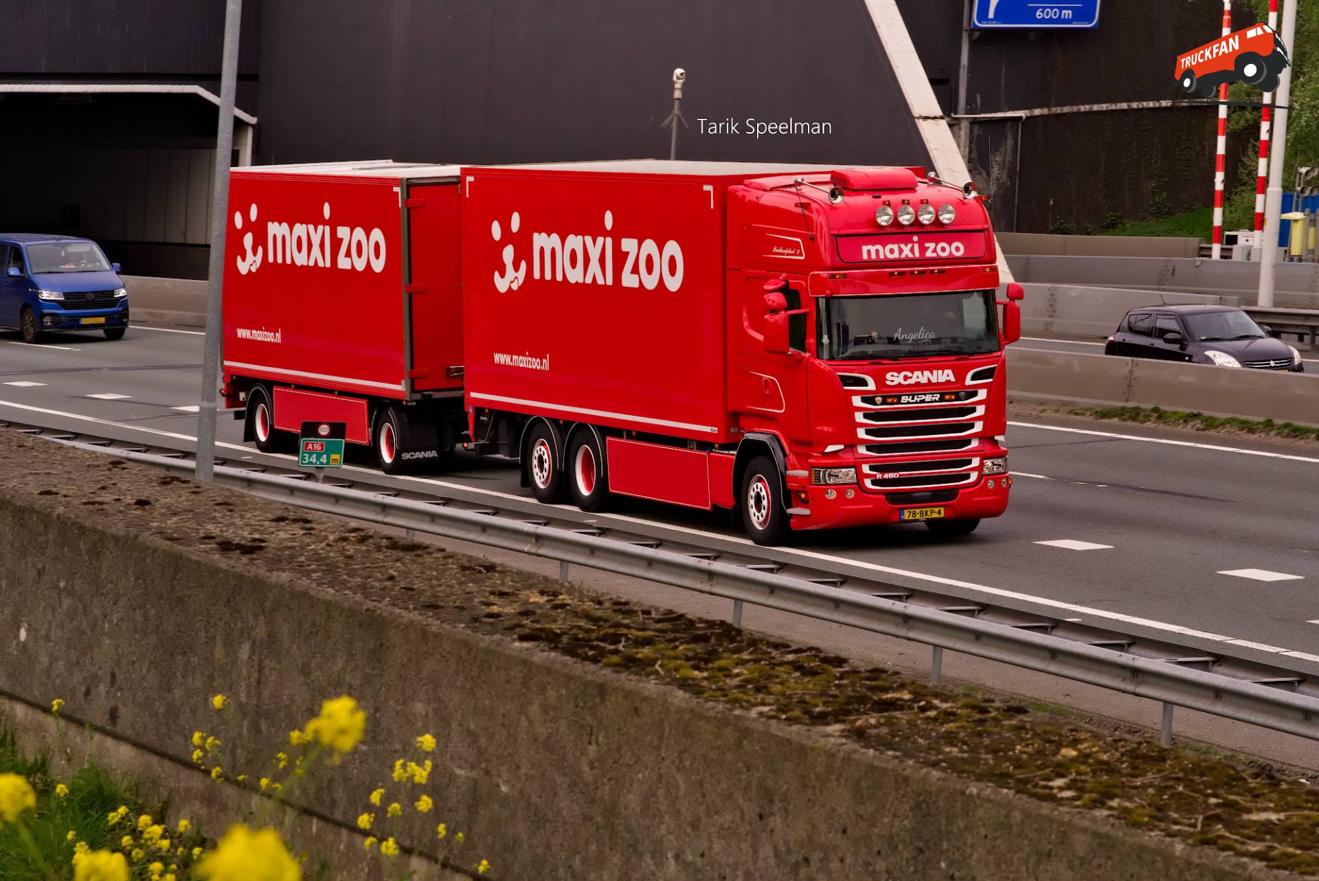 Scania R450 vrachtwagen met kenteken 78-BKP-4