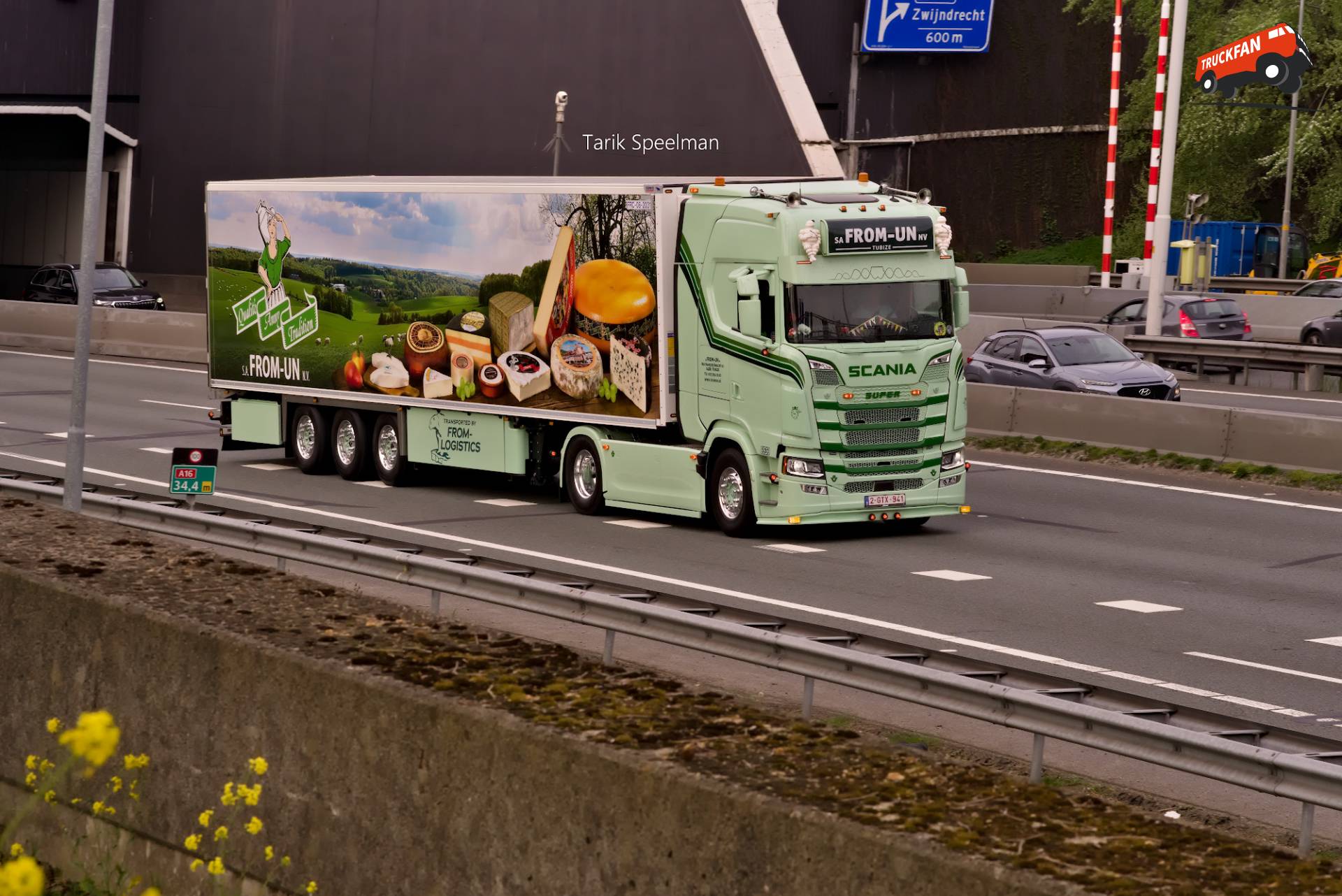 Scania S530 vrachtwagen met kenteken 2-GTX-941