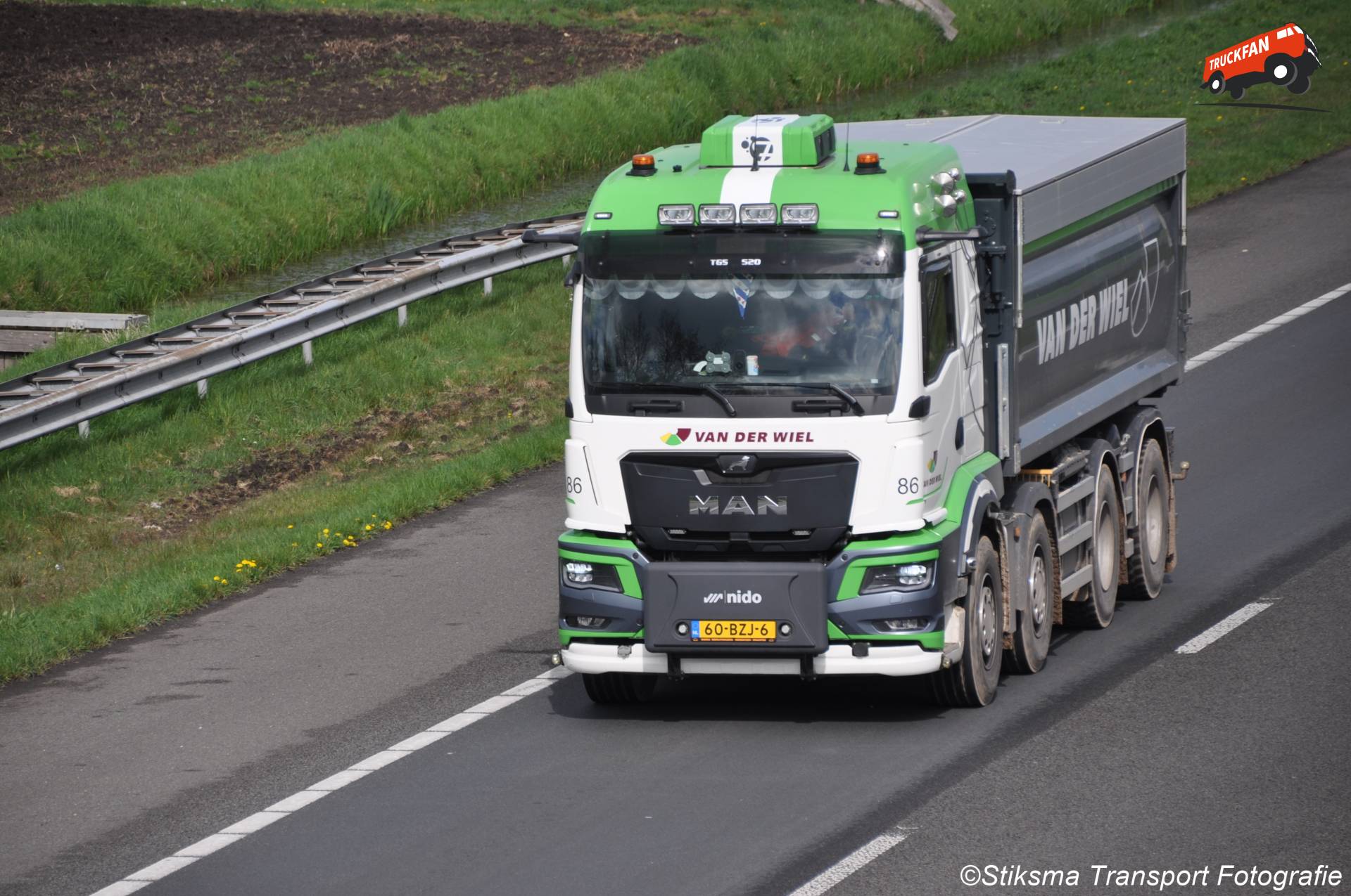 MAN TGX truck of Van Der Wiel