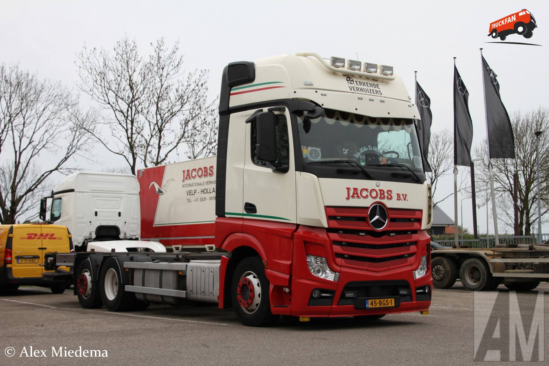 Jacobs BV Mercedes-Benz Actros MP4 truck in Arnhem