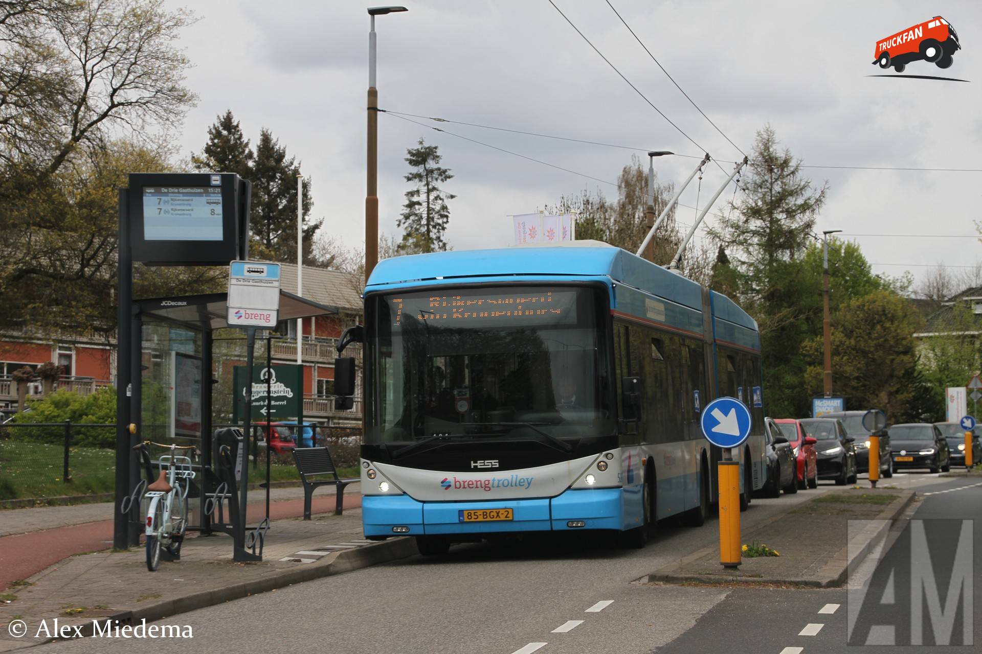 Gelede Hess Swisstrolley van breng in Arnhem