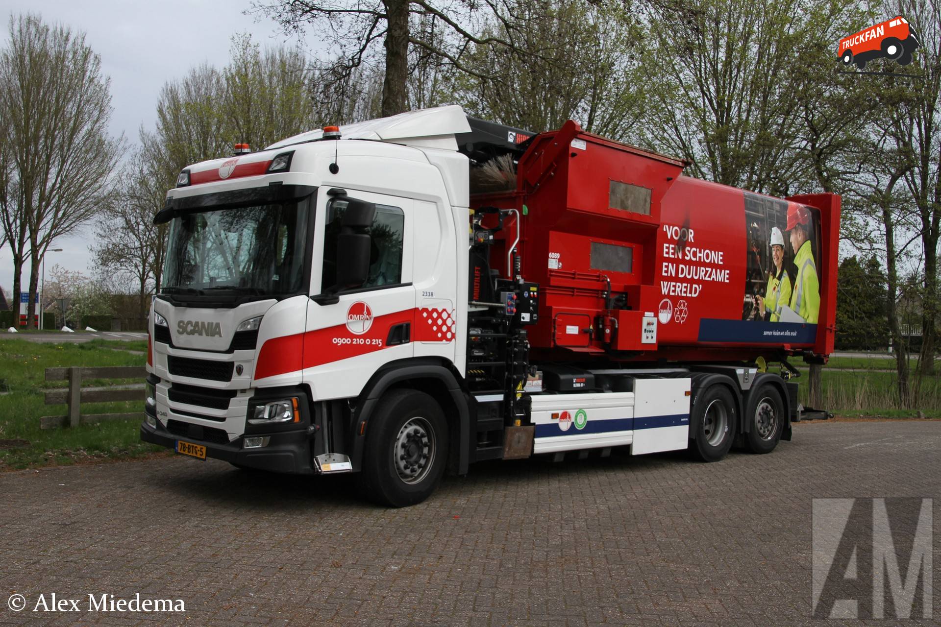 Omrin Scania P340 with lift upgrade