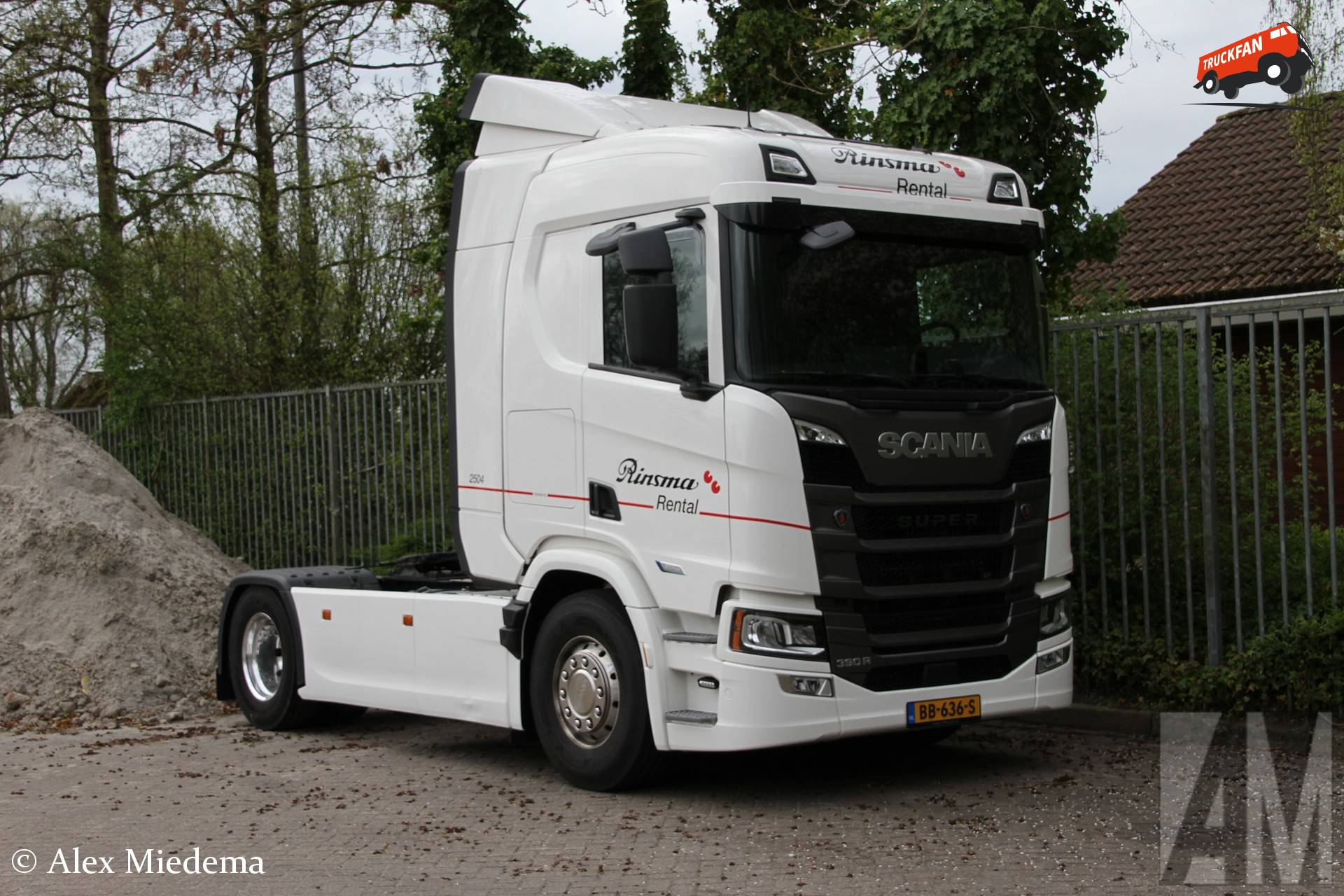 Scania 390R truck at Rinsma Berlikum