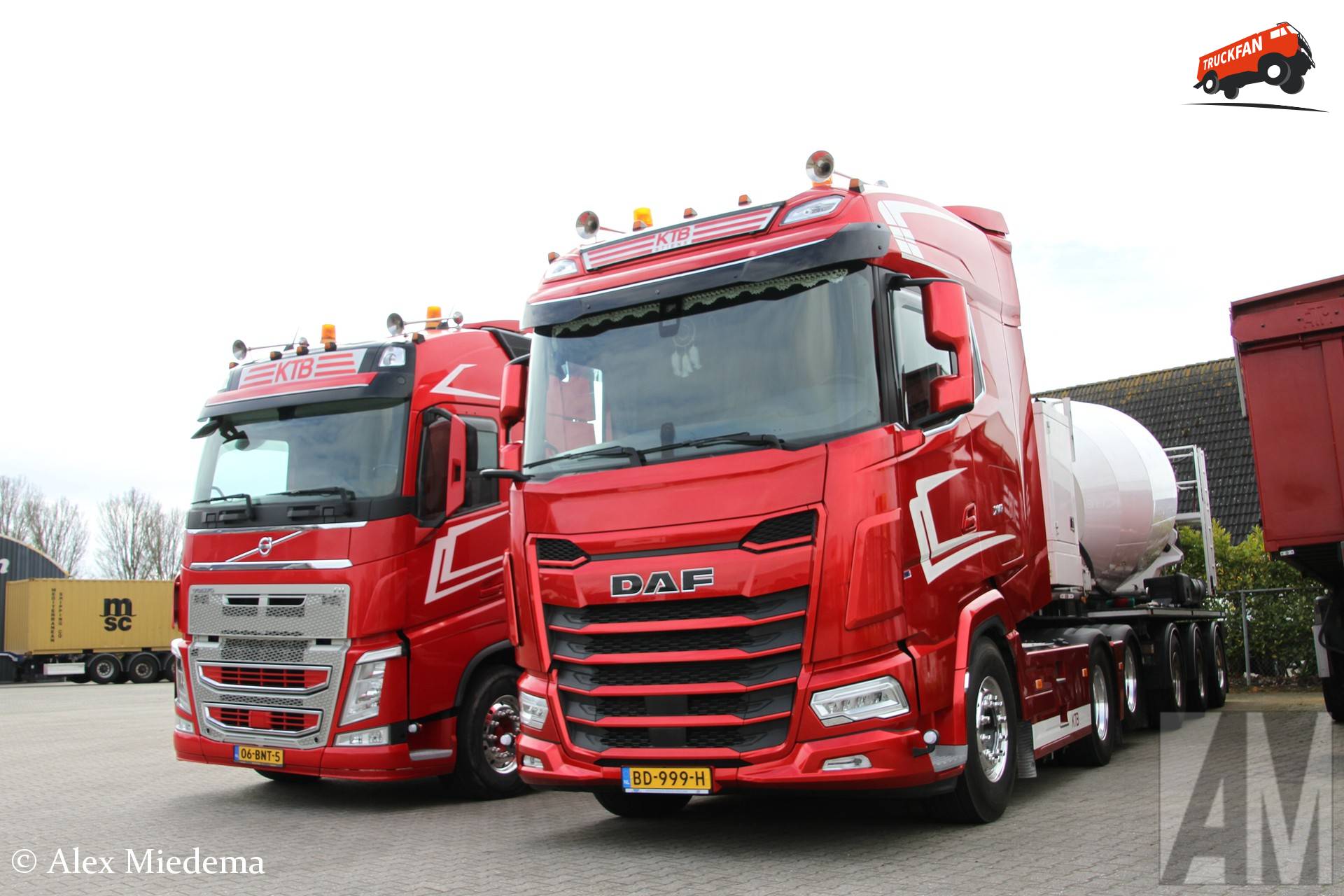 DAF XG 480 FT truck in Stiens