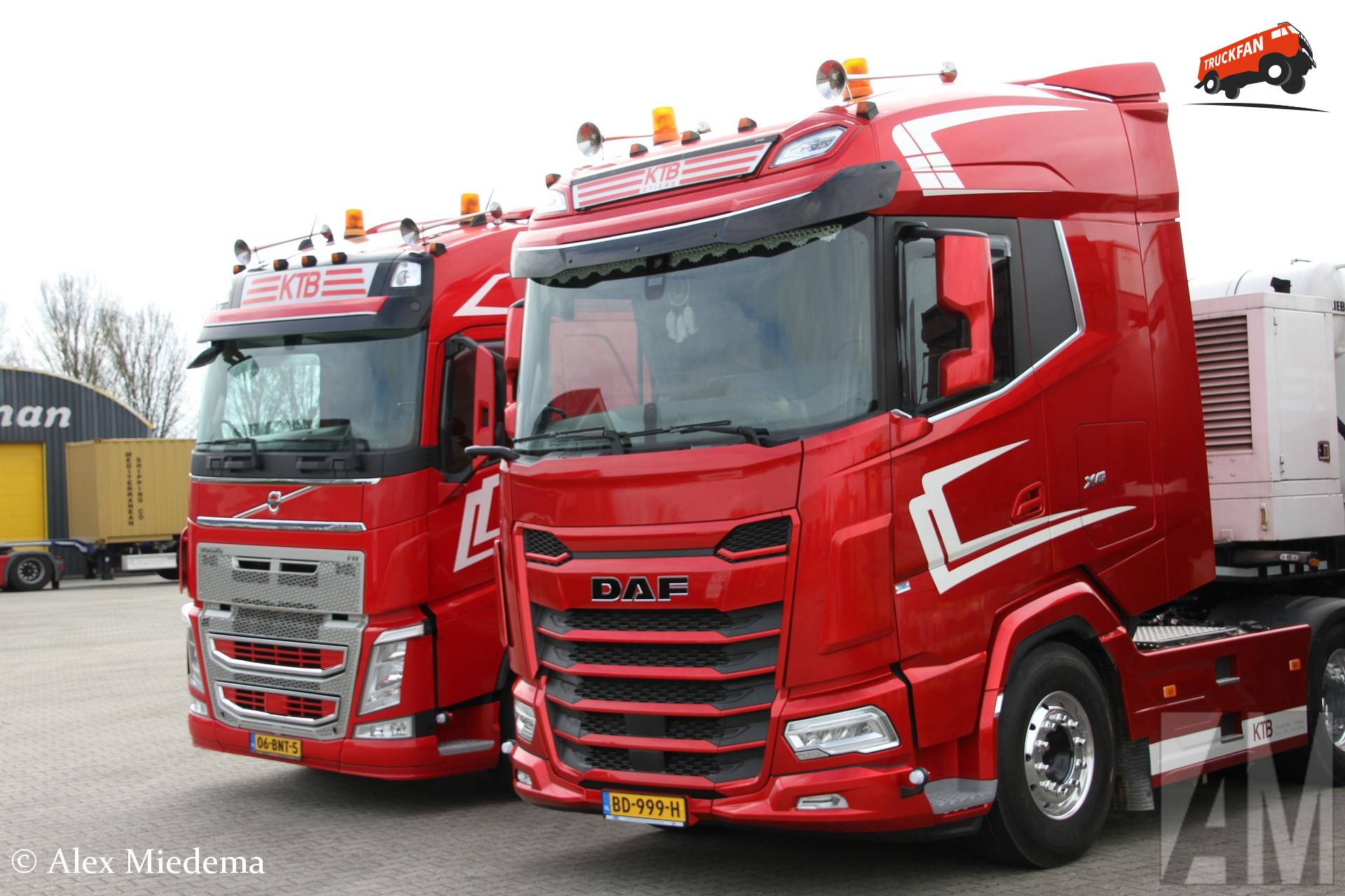 Volvo FH 4e generatie en DAF XG 480 vrachtwagens