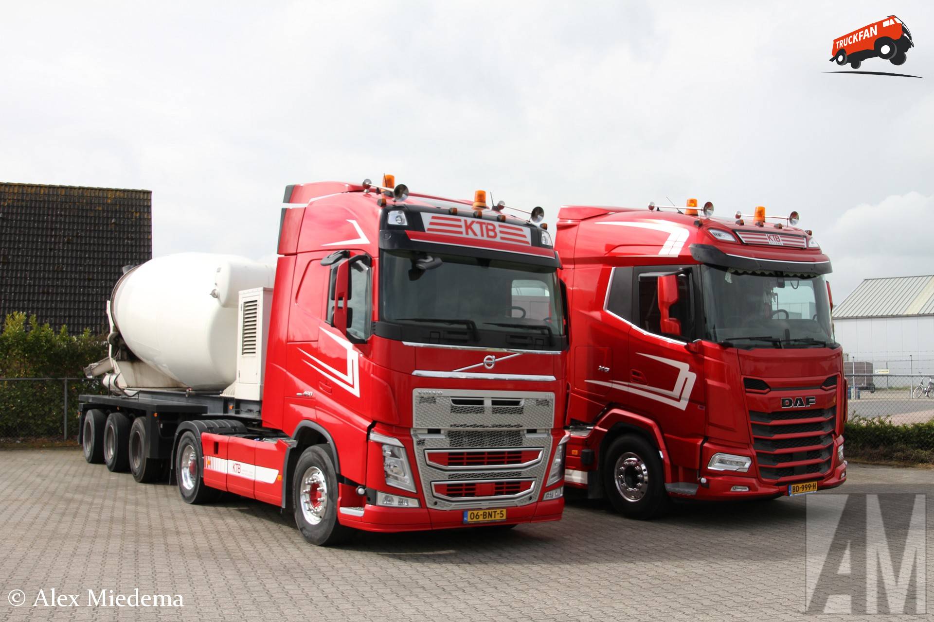 DAF XG en Volvo FH bij Klaas Technisch Bedrijf
