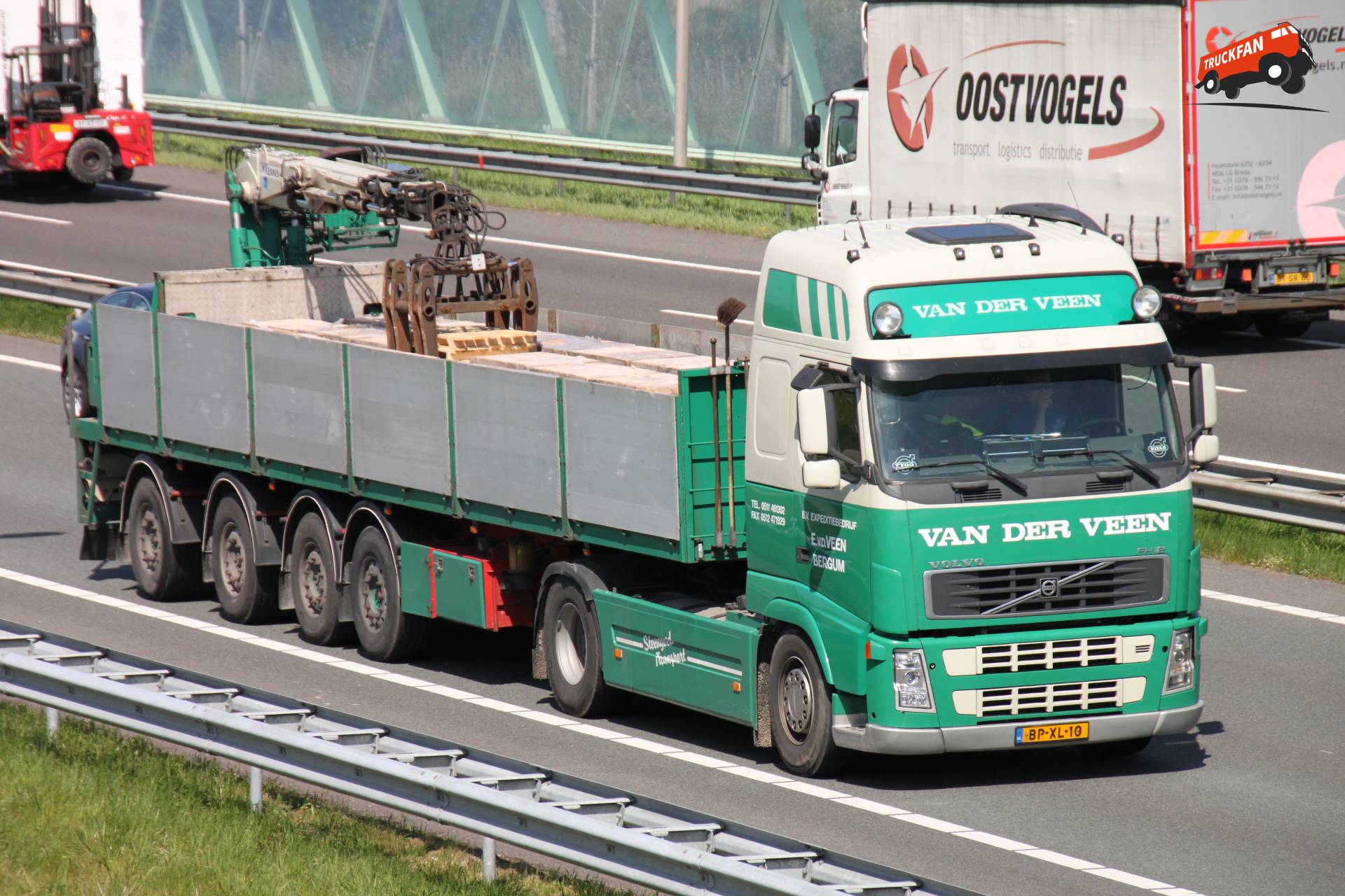 Volvo FH12 vrachtwagen van E. vd Veen