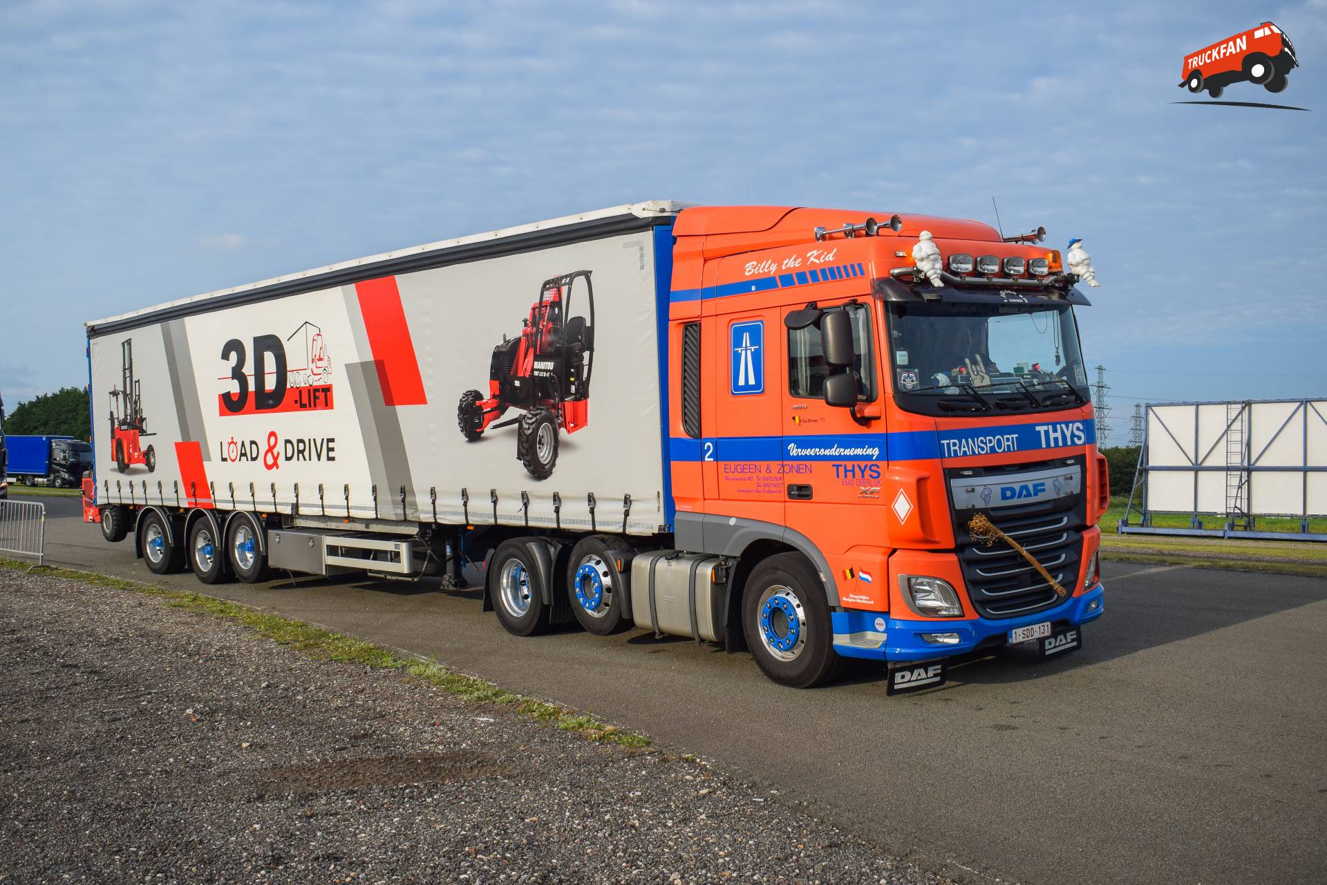 DAF XF Euro 6 Transportbedrijf Transport Thys Deerlijk (B)