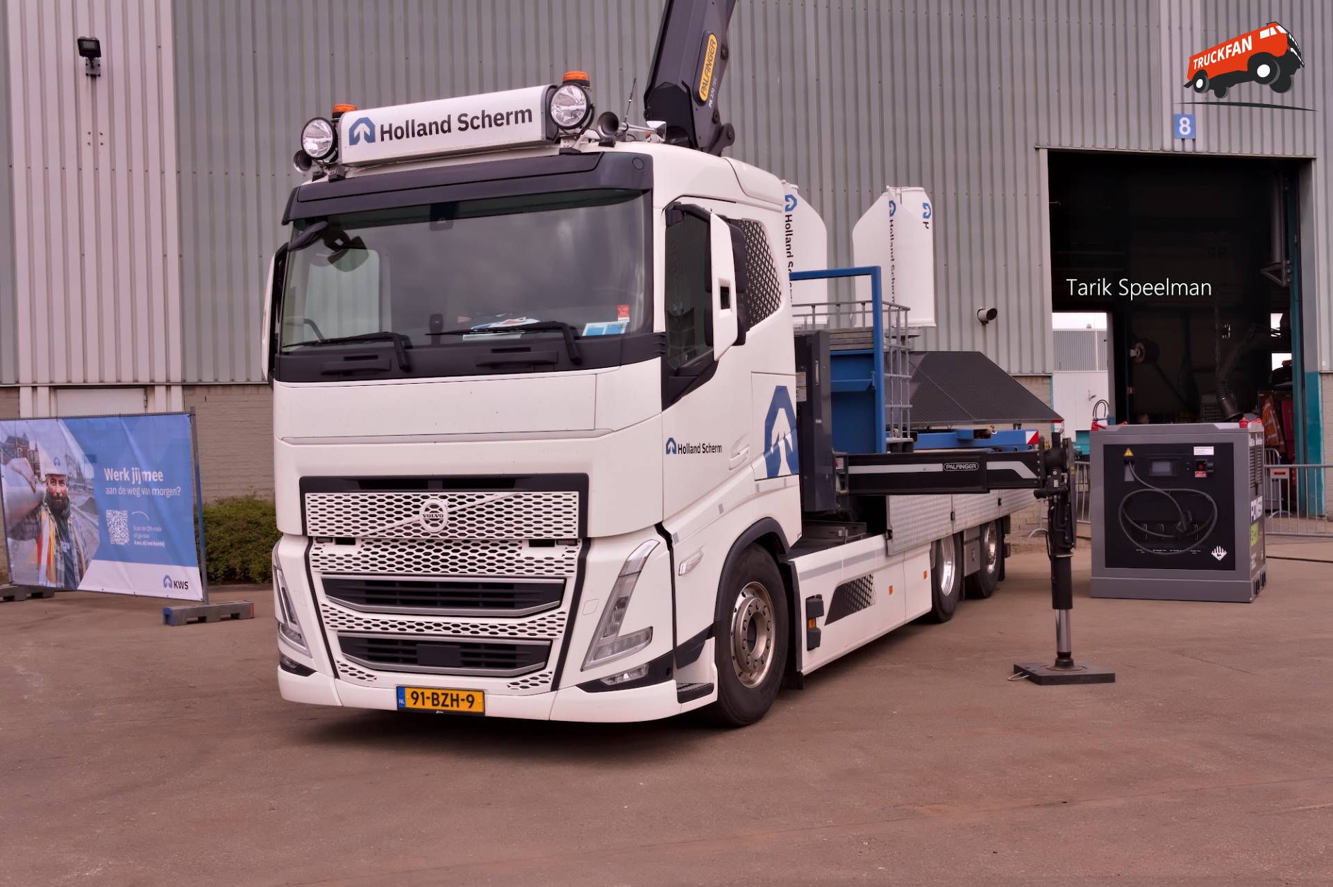 Volvo FH 5th Gen vrachtwagen met kenteken 91-BZH-9