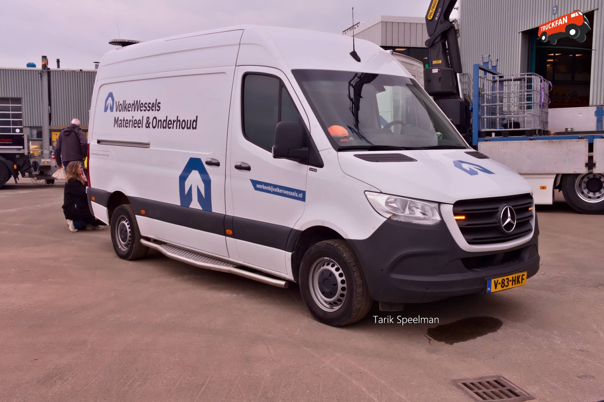 Mercedes-Benz Sprinter onderhoudsbus VolkerWessels Dordrecht