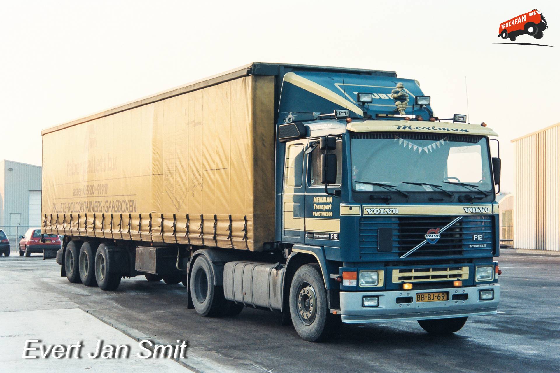 BB-BJ-69 vrachtwagen van Meulman in Teuben Ter Apel kleuren