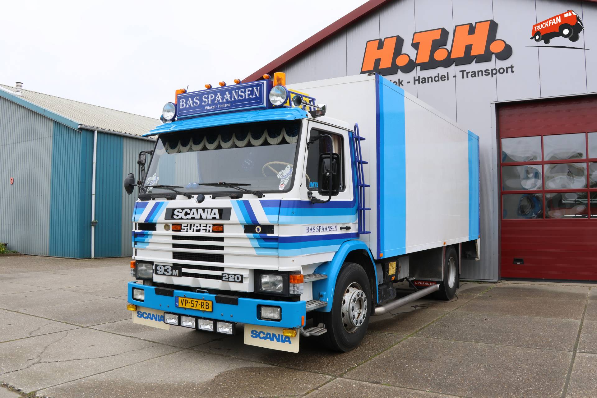 Scania 93 vrachtwagen van Bas Spaansen