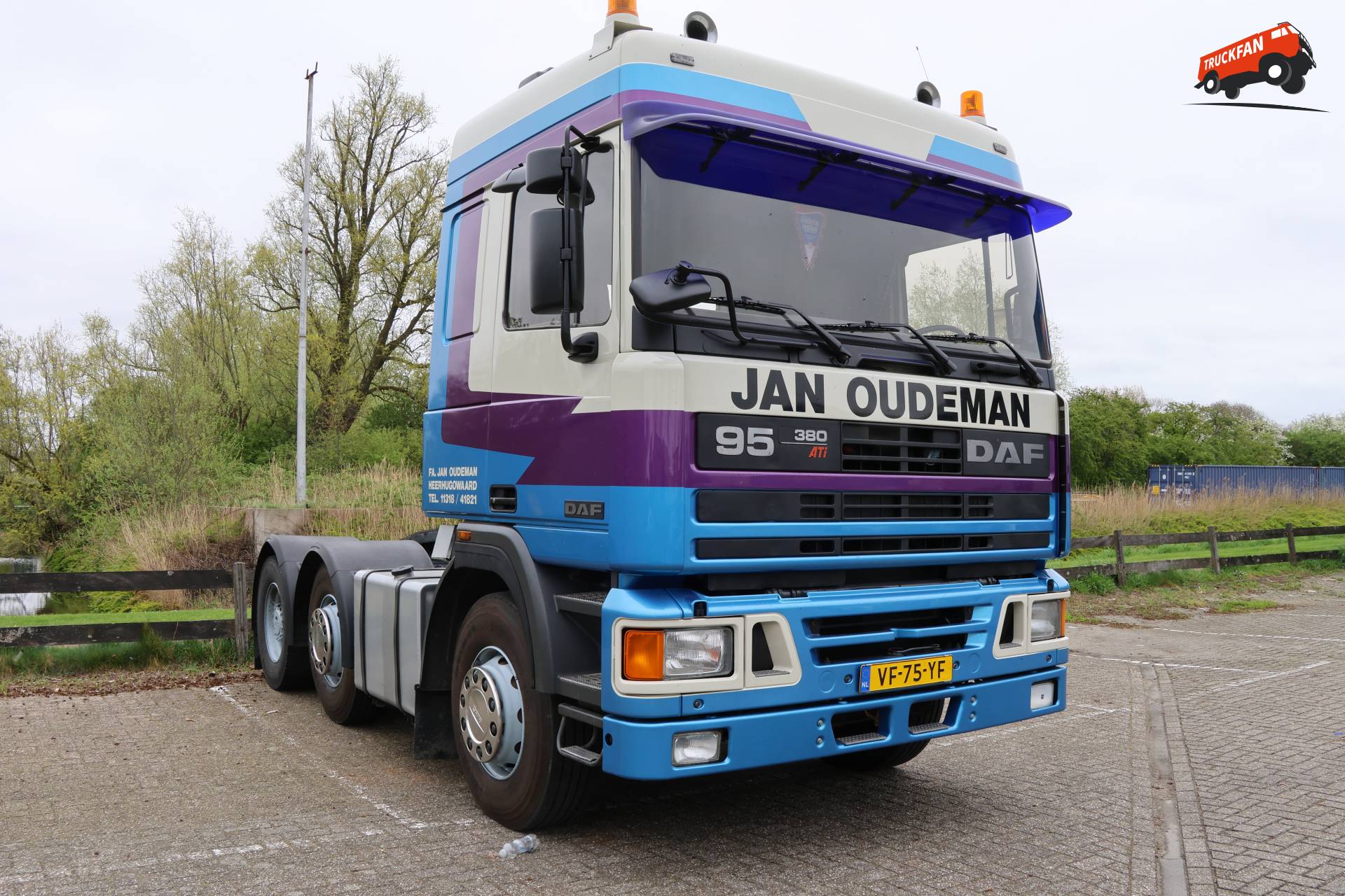 DAF 95 truck van Jan Oudeman