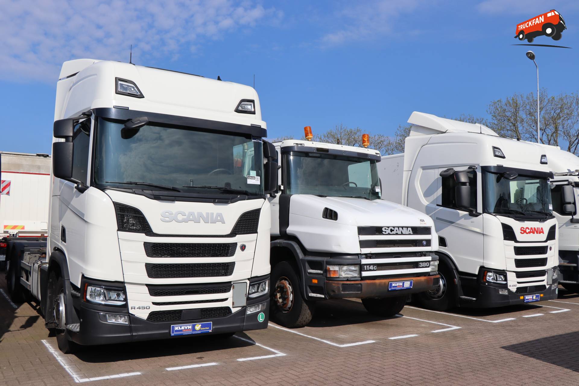 Drie Scanias bij Kleyn Trucks voorraad