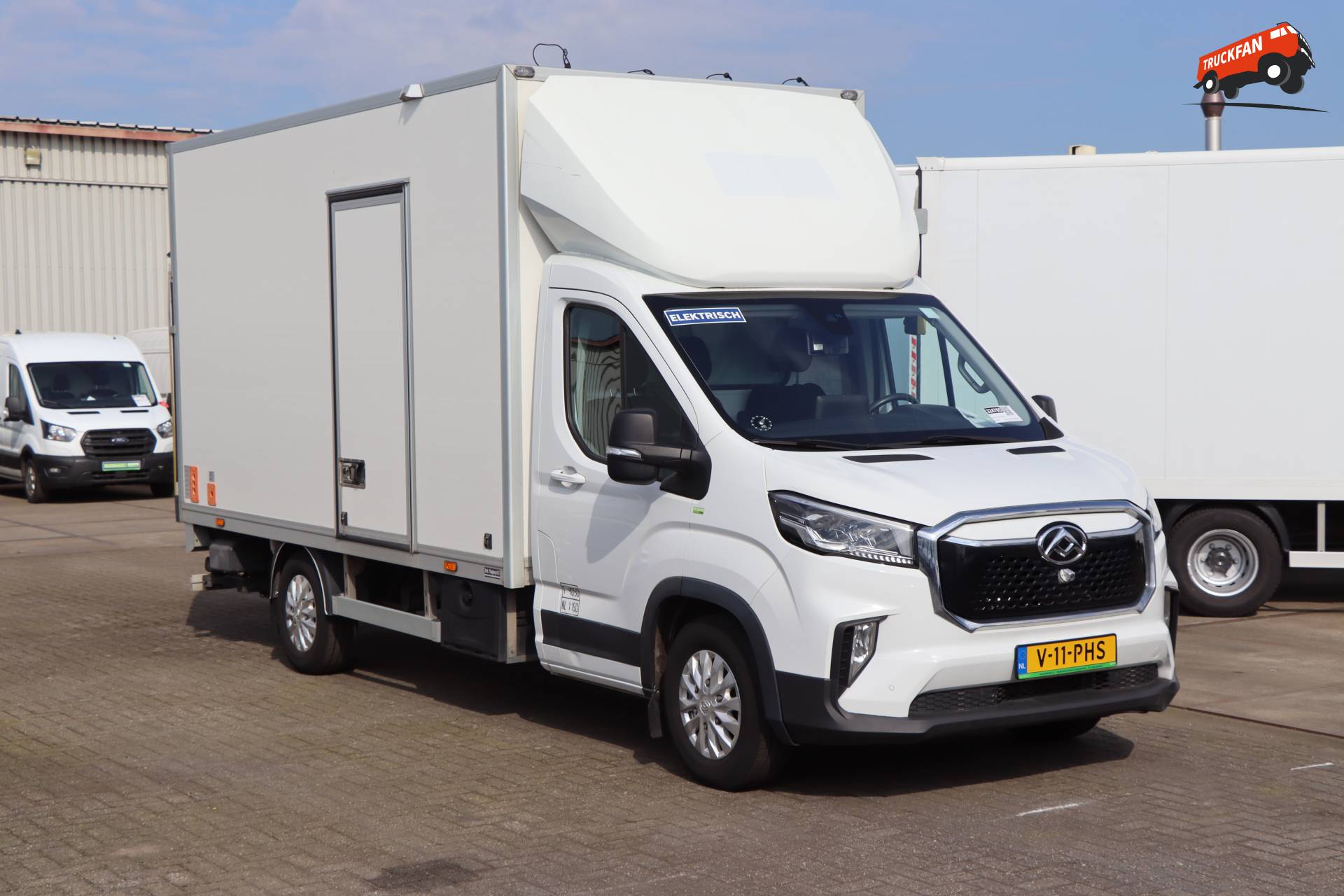Maxus eDeliver 9, klaar om naar de klant van Fynanch te gaan