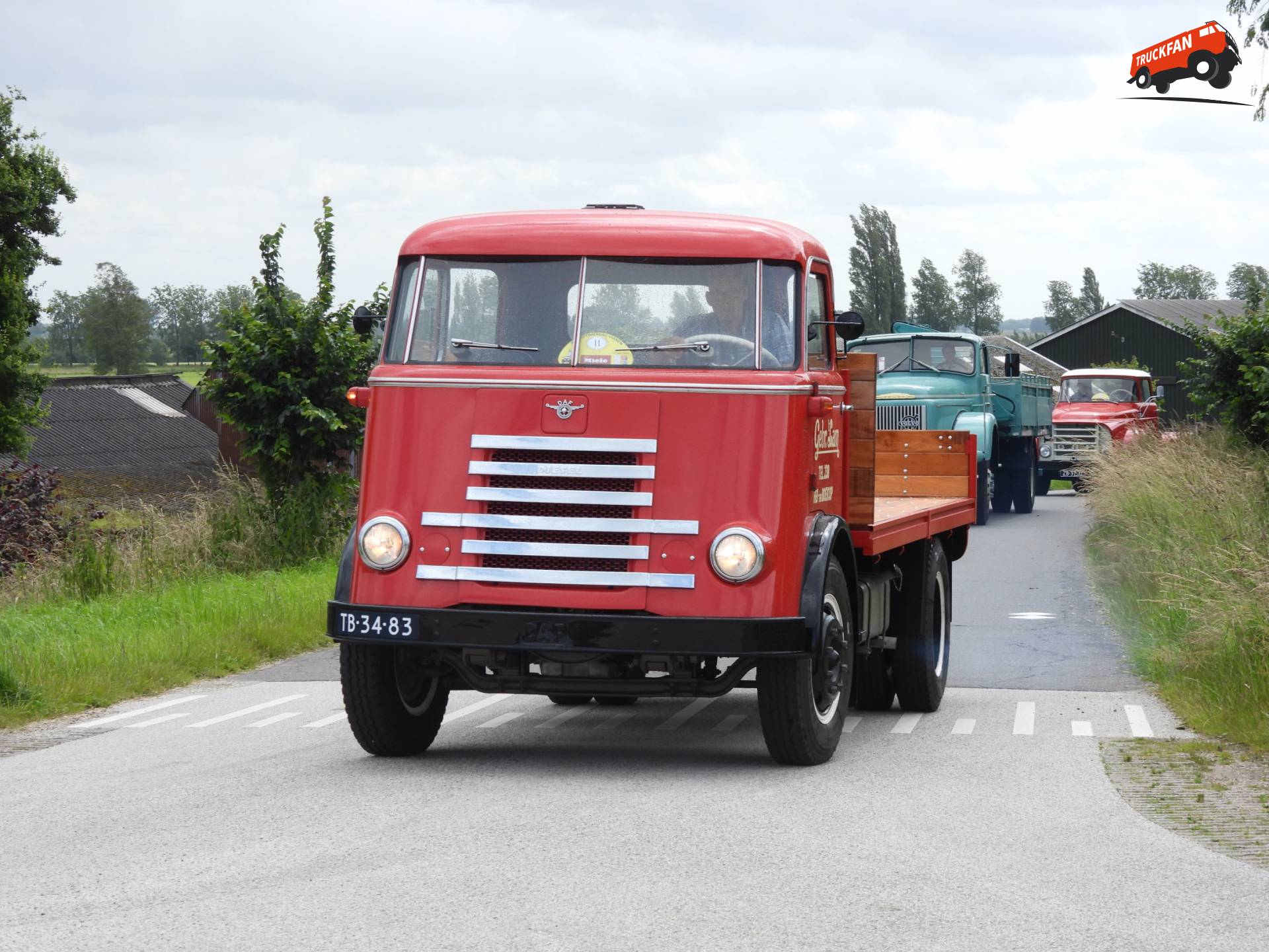 Oldtimer DAF A1300 tijdens Oldtimerdag Vianen