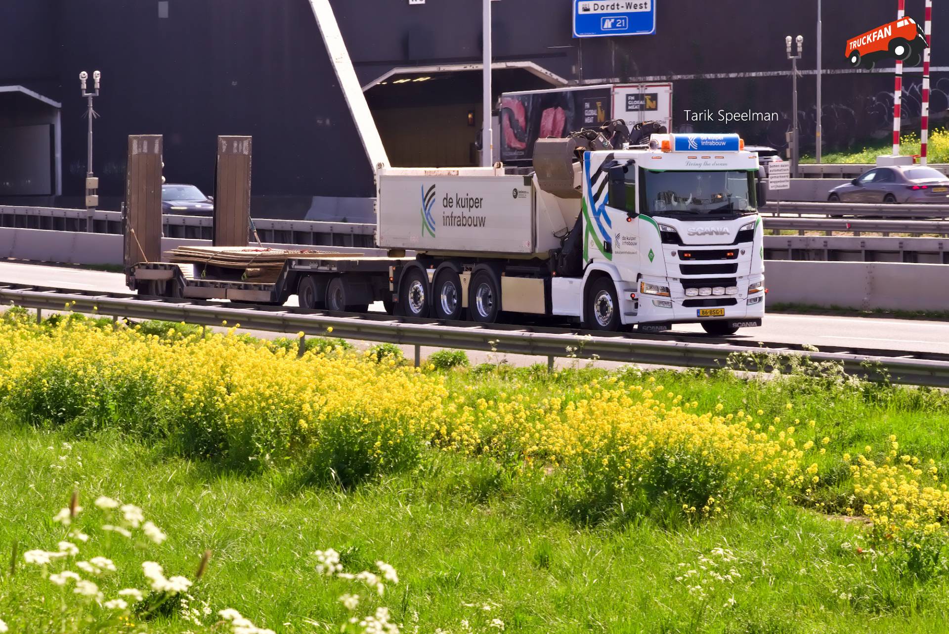 Scania R520 Kipper vrachtwagen met kenteken 86-BSG-1