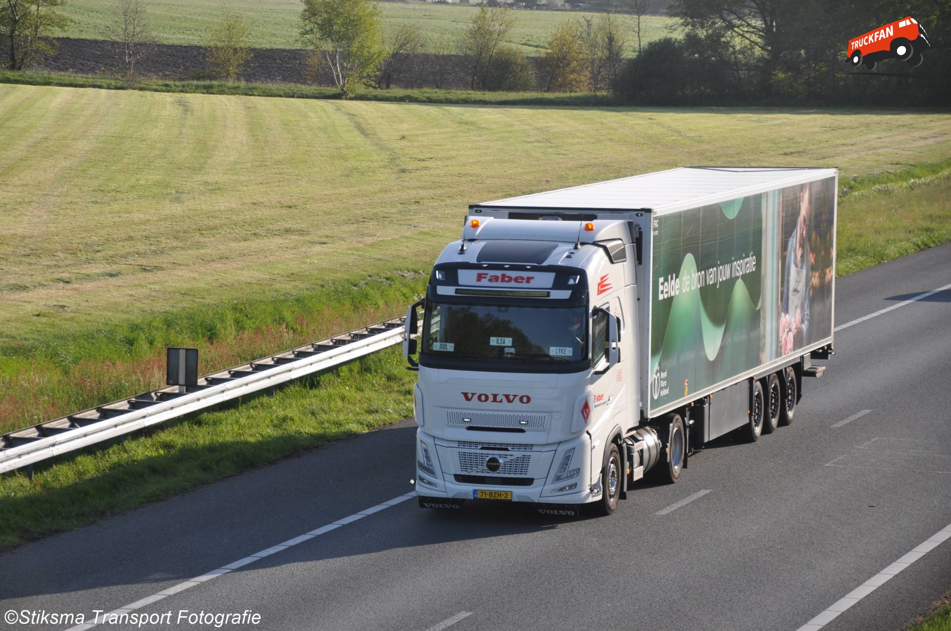 Volvo FH Aero vrachtwagen van Faber Bloemen Transport