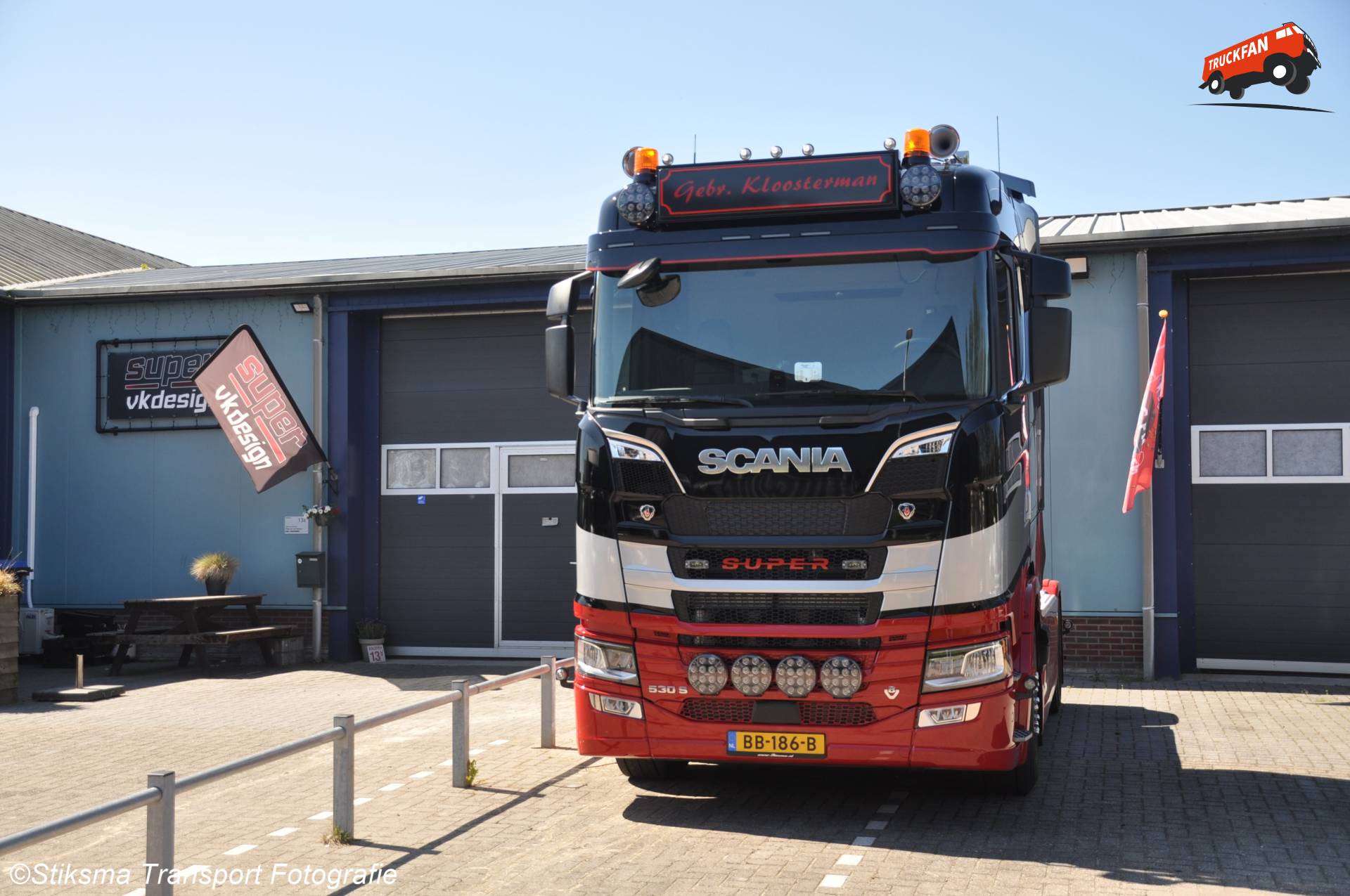 Scania S530 vrachtwagen van Gebr. Kloosterman