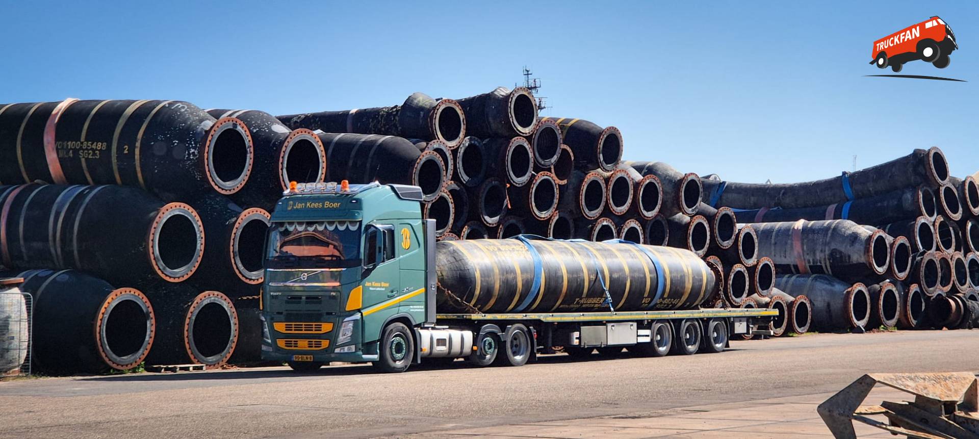 Volvo FH van Jan Kees Boer met drijvende leiding