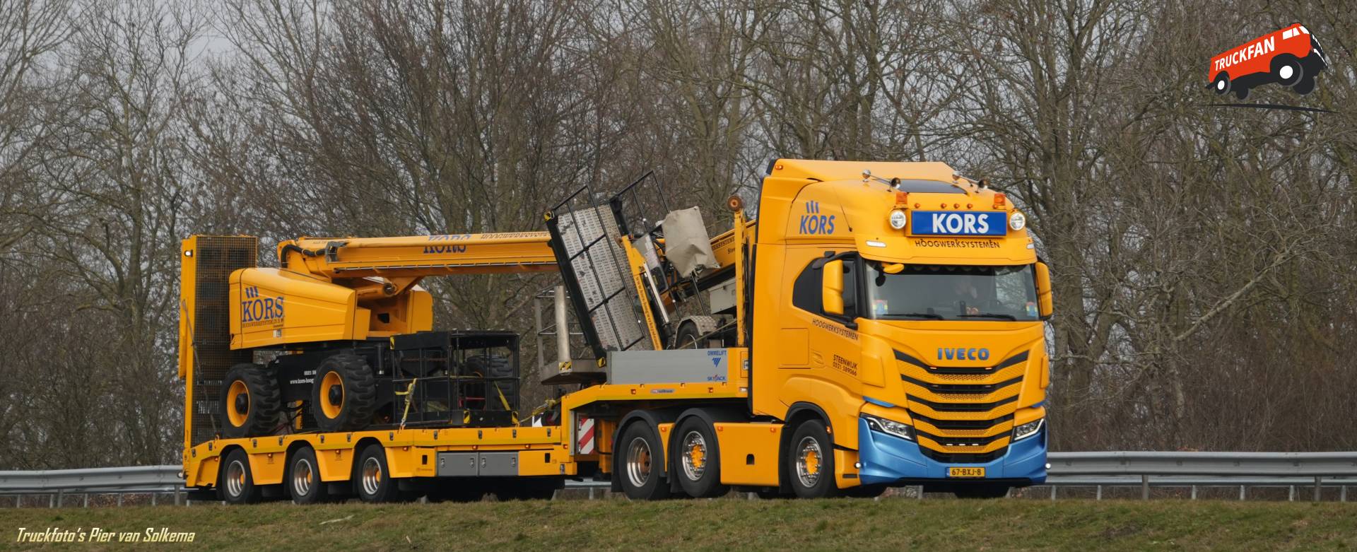 Iveco S Way truck near A7 Sneek