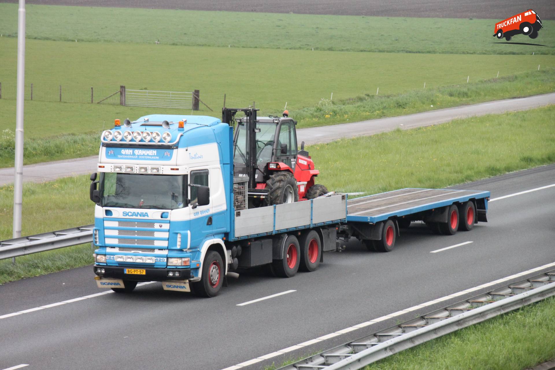 Scania 124 Truck van v Kammen