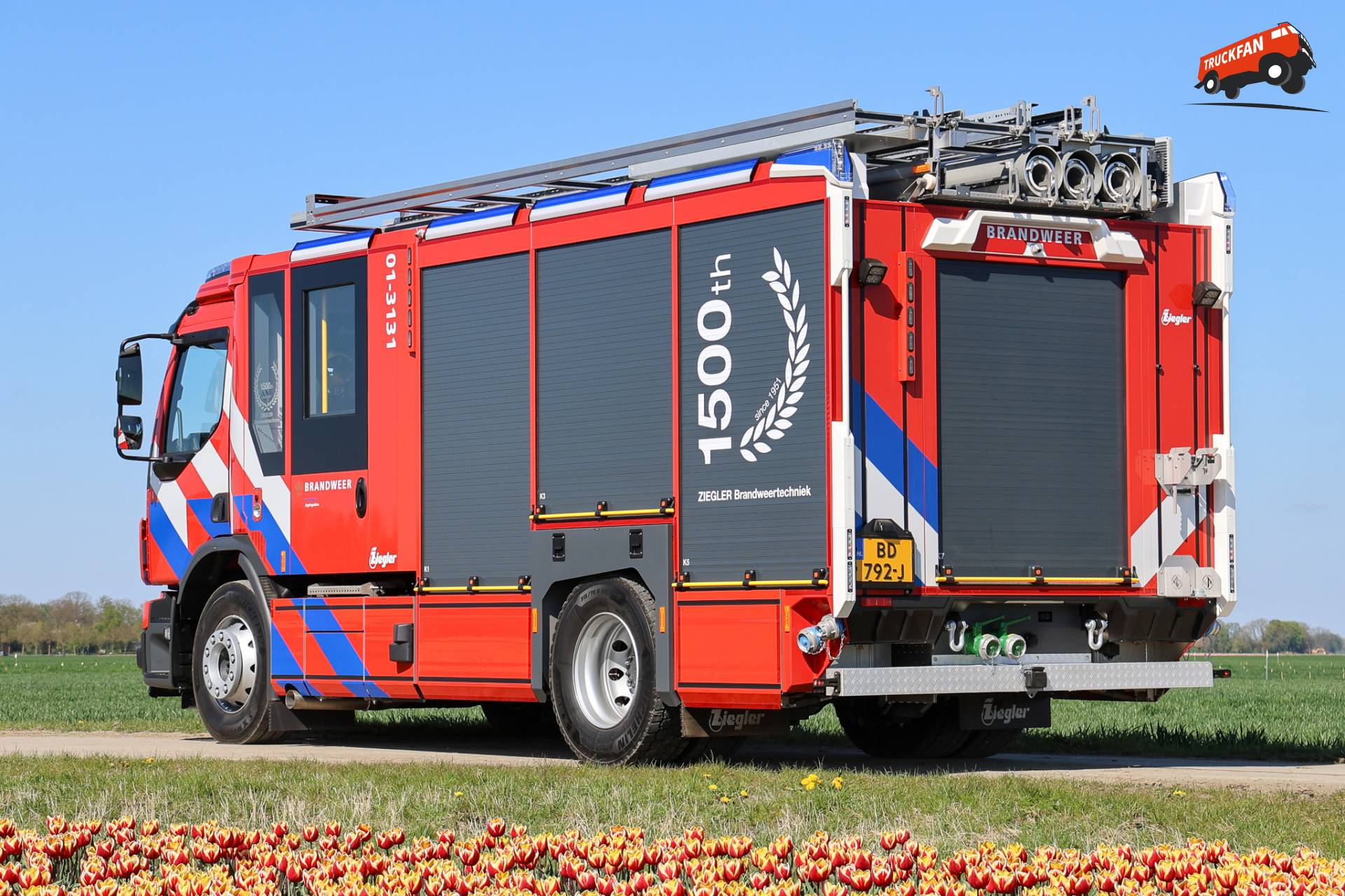 Moderne tankautospuit geleverd aan Veiligheidsregio Groningen