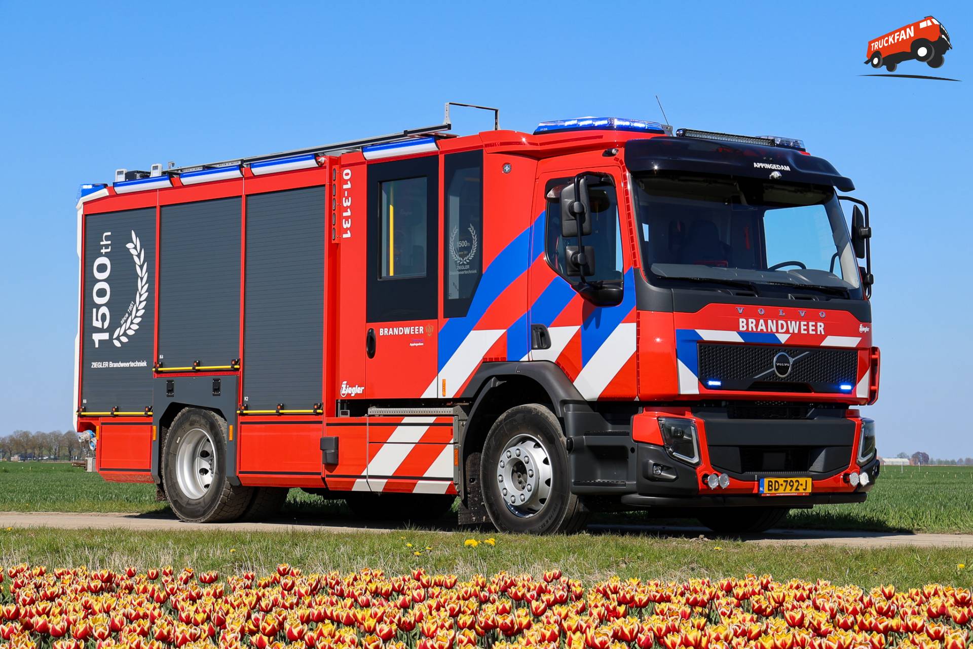 Volvo FE 320 Based Fire Truck for Groningen