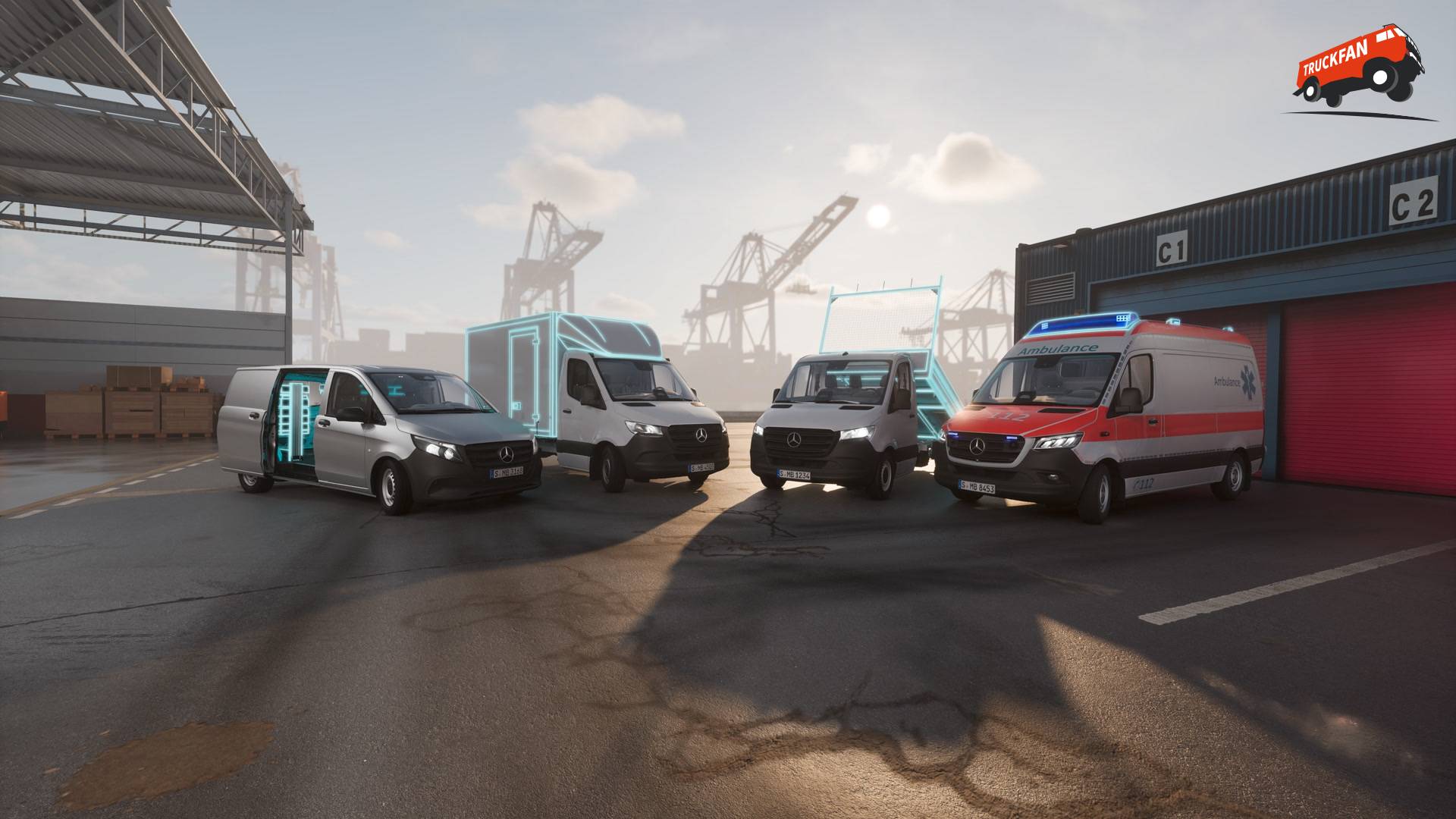 Mercedes-Benz Sprinter en Vito bestelwagens in verschillende sectoren