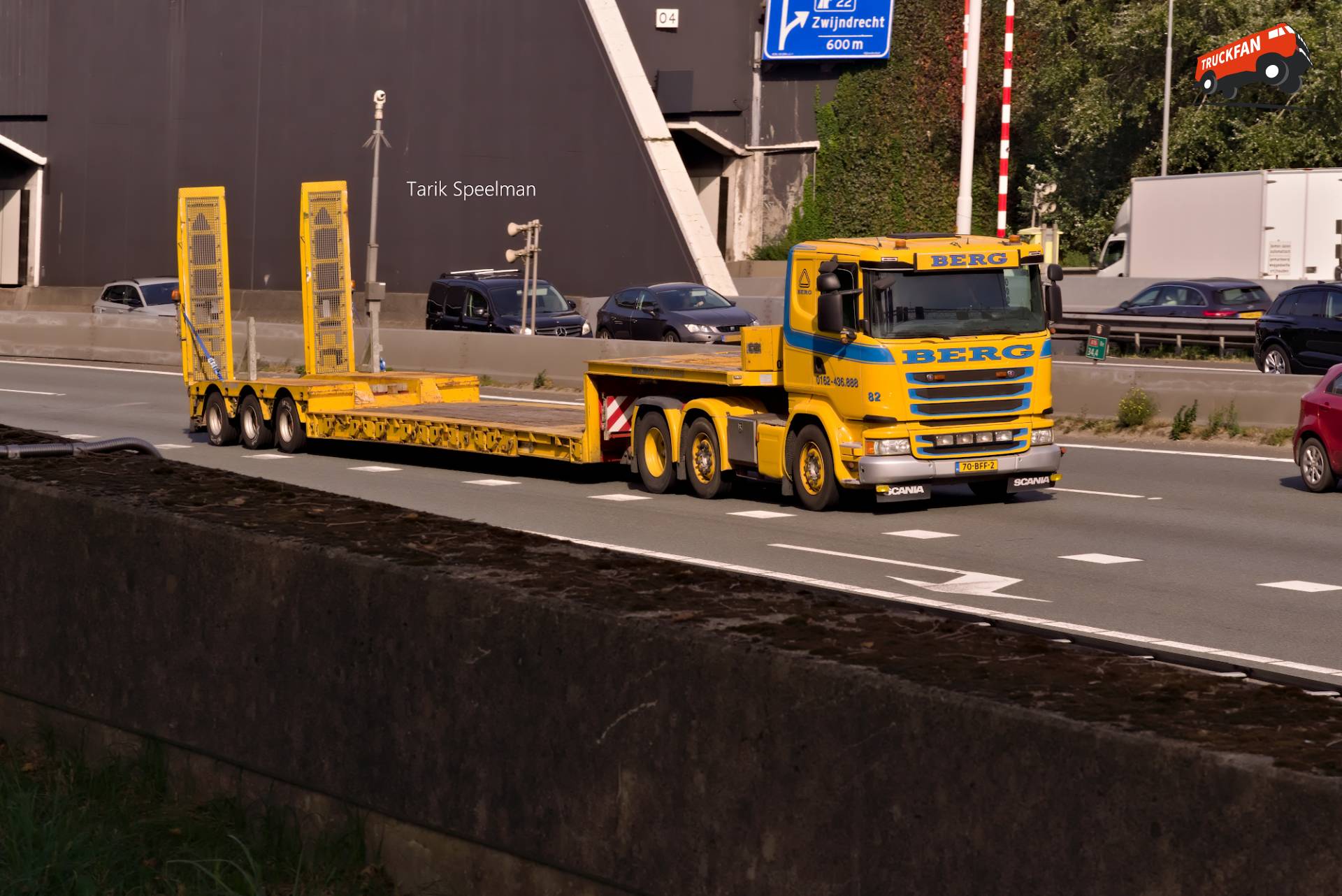 Scania G450 vrachtwagen met kenteken 70-BFF-2