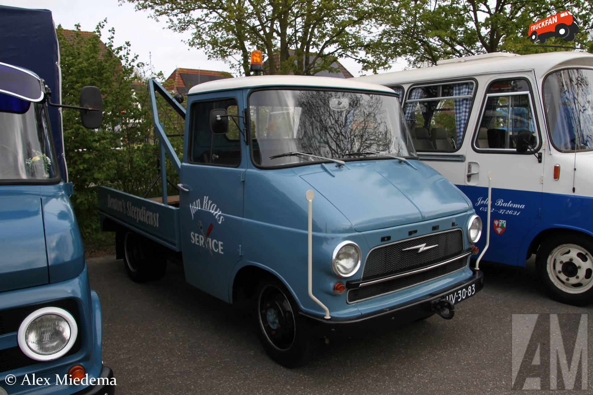 Opel Blitz uit 1965 op Oldtimerdei Minnertsga