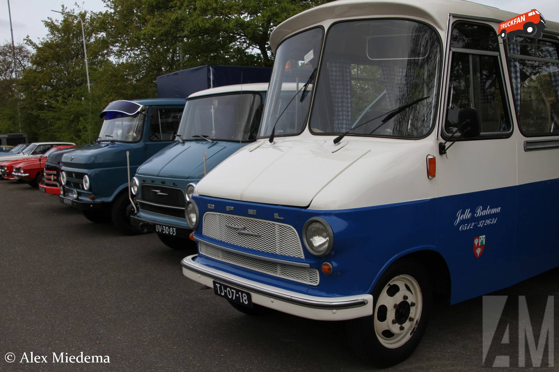 Opel Blitz, bouwjaar 1962, bij Oldtimerdag Minnertsga