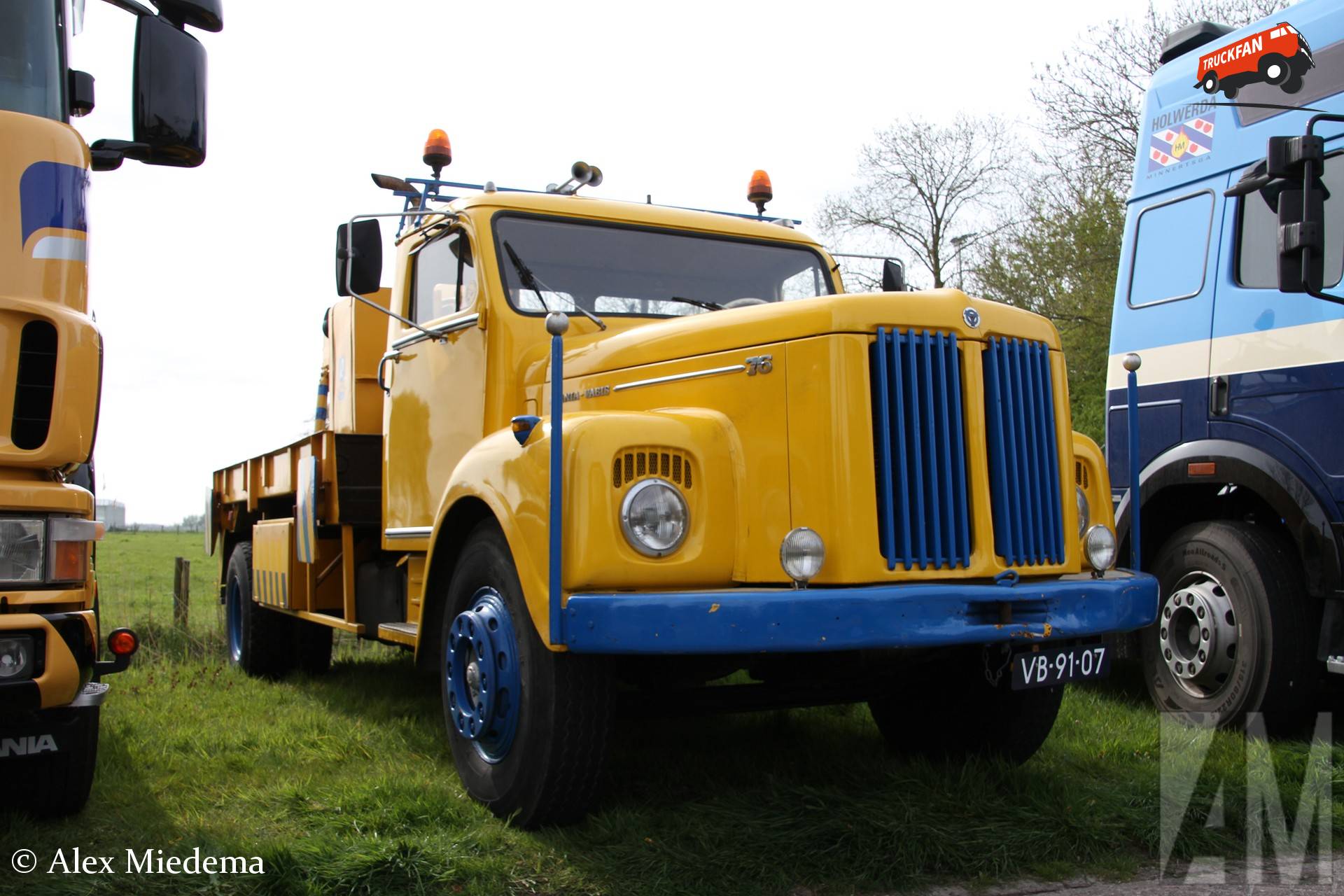 Scania-Vabis L76 oldtimer op Oldtimerdei Minnertsga