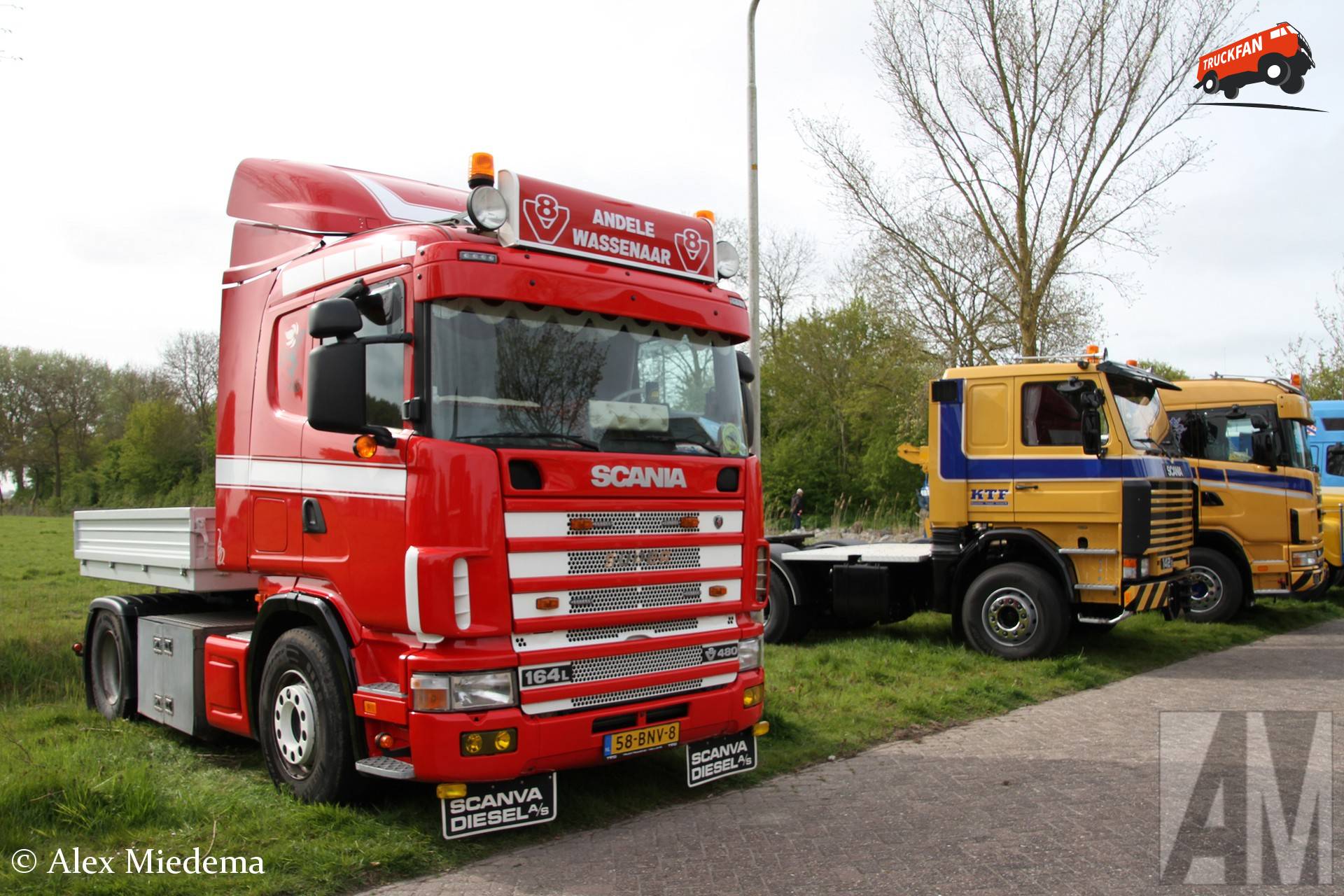 Scania 164 owned by Andele Wassenaar on Koningsdag