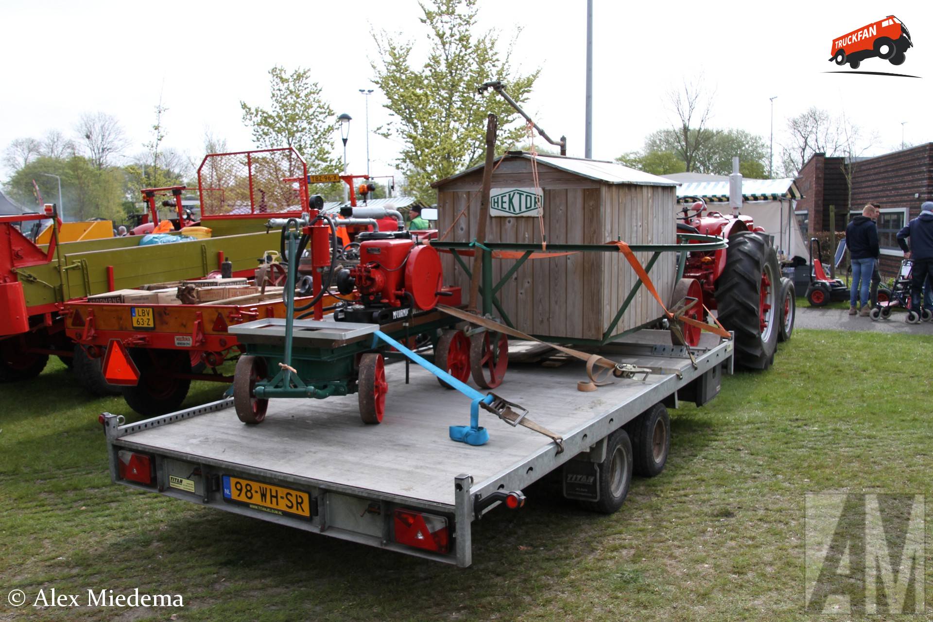 Door Titan Jelsum geleverde Anssems MSX aanhangwagen
