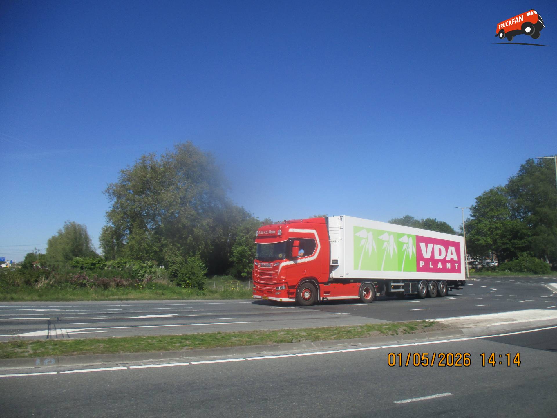 Scania vrachtwagen voorkant