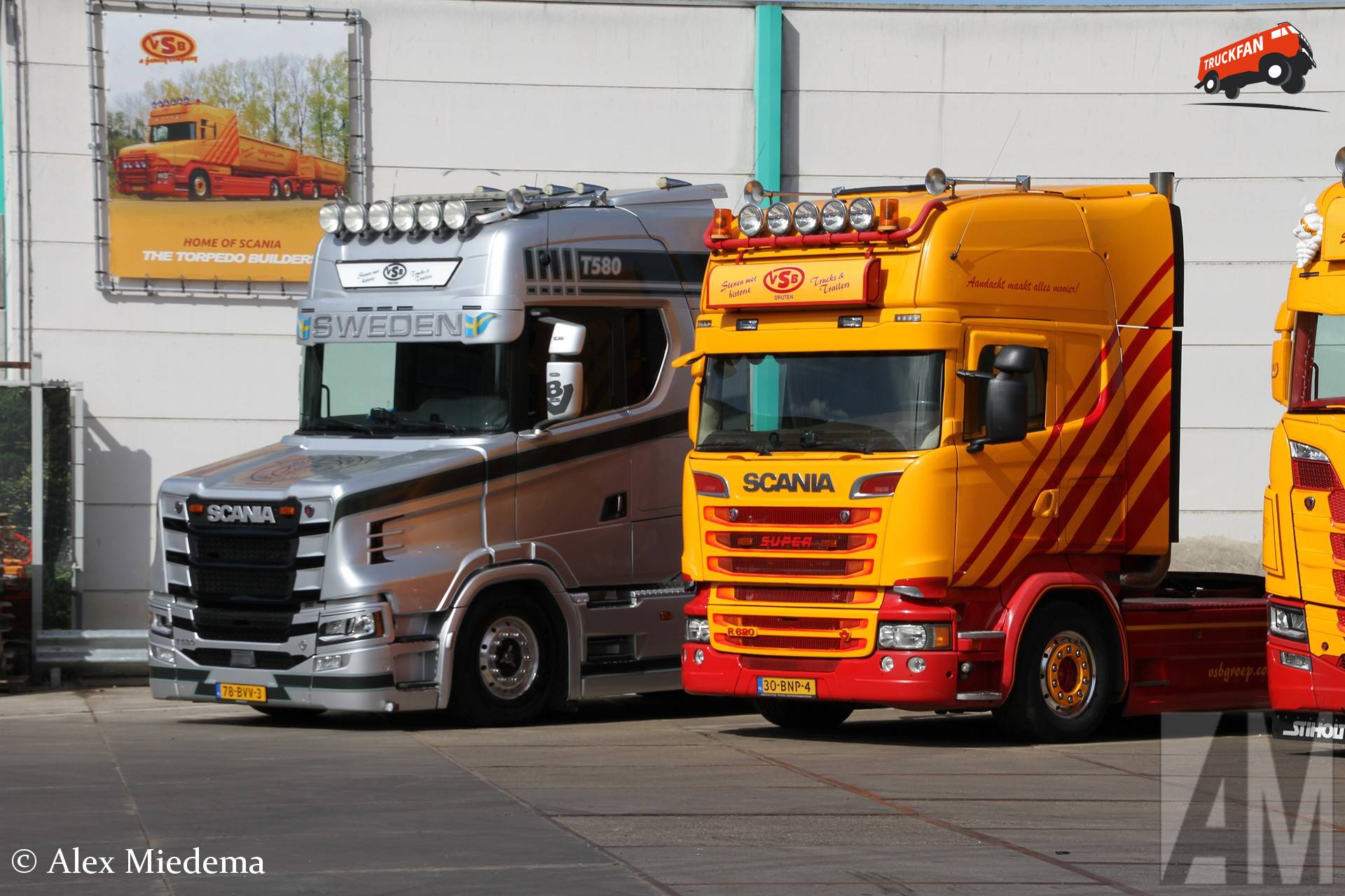 Scania T580 en R620 van VSB Druten