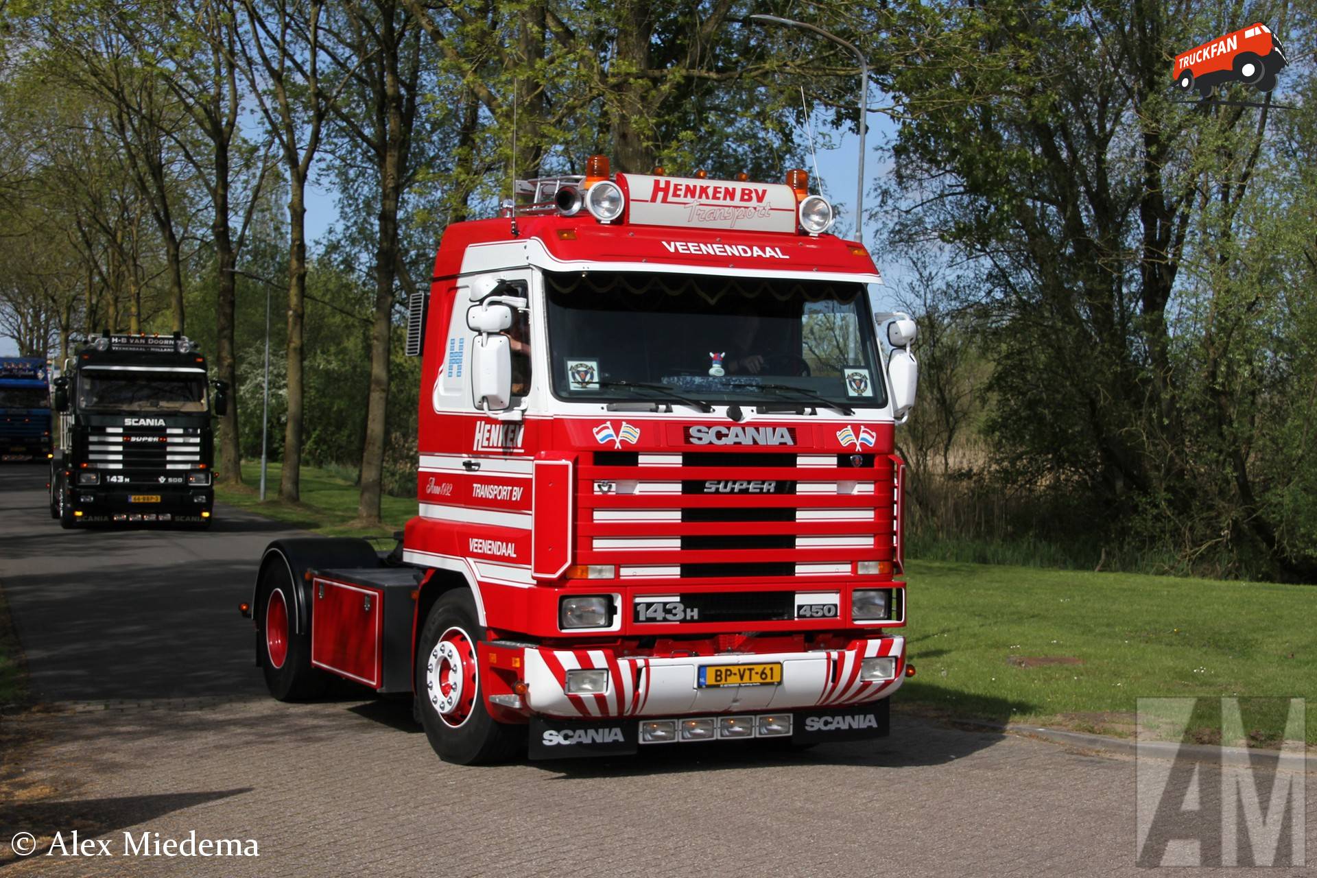 Scania 143 Streamline truck owned by Henken at Trucks & Coffee