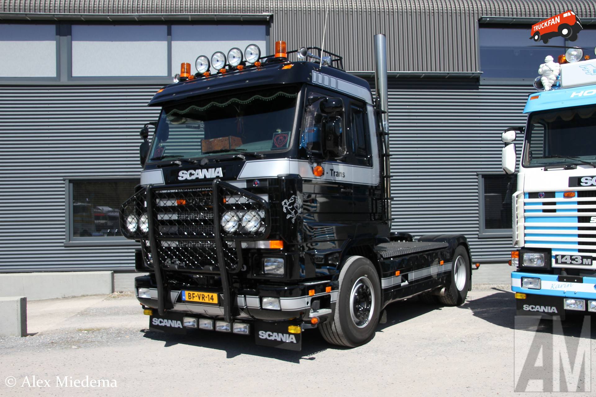 Truck van Alwin Vlaskamp bij Trucks & Coffee