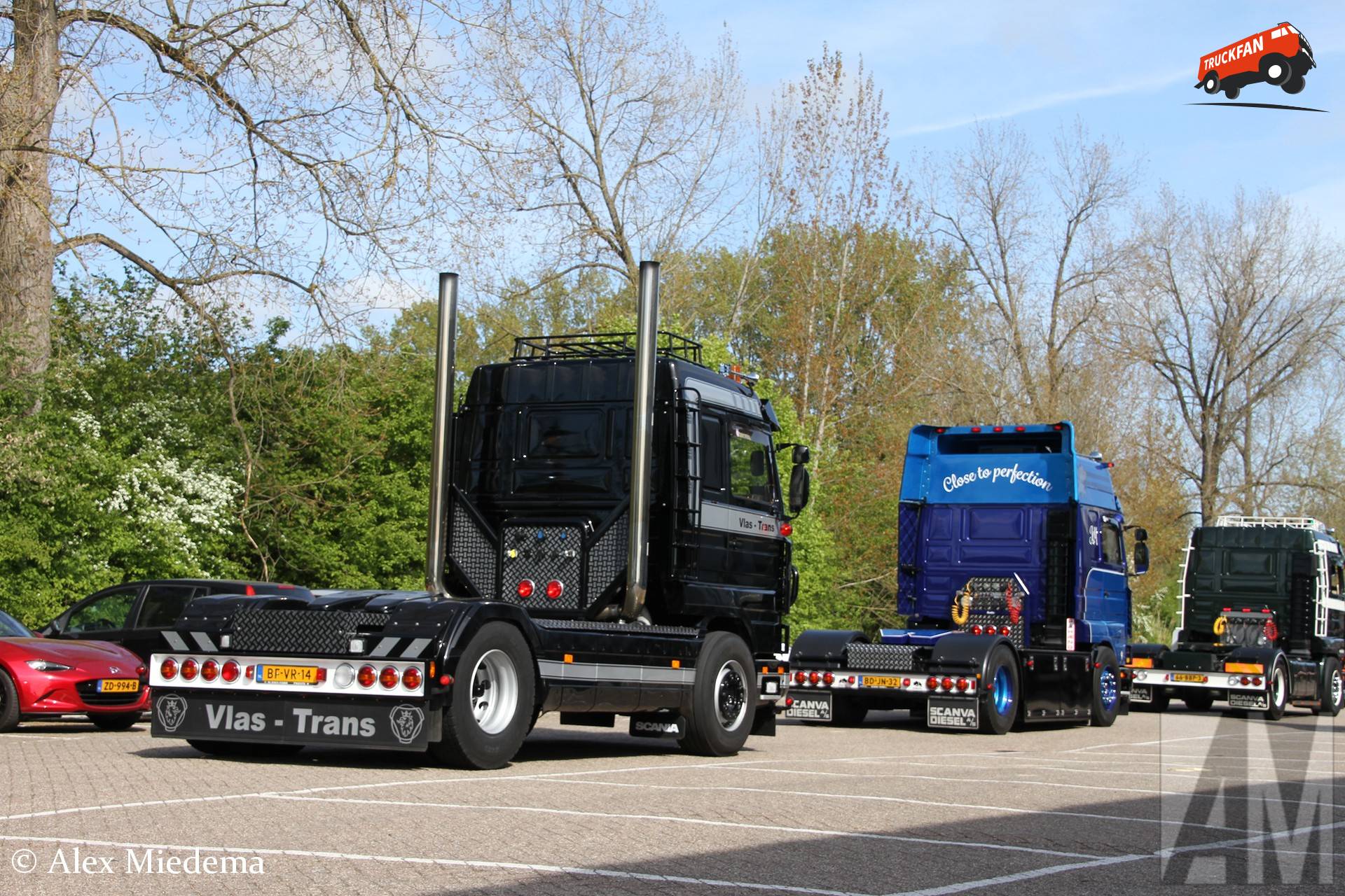 Truck van Alwin Vlaskamp bij Trucks & Coffee