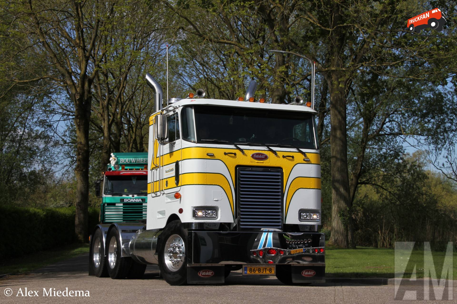 Peterbilt 362 truck bij Trucks & Coffee
