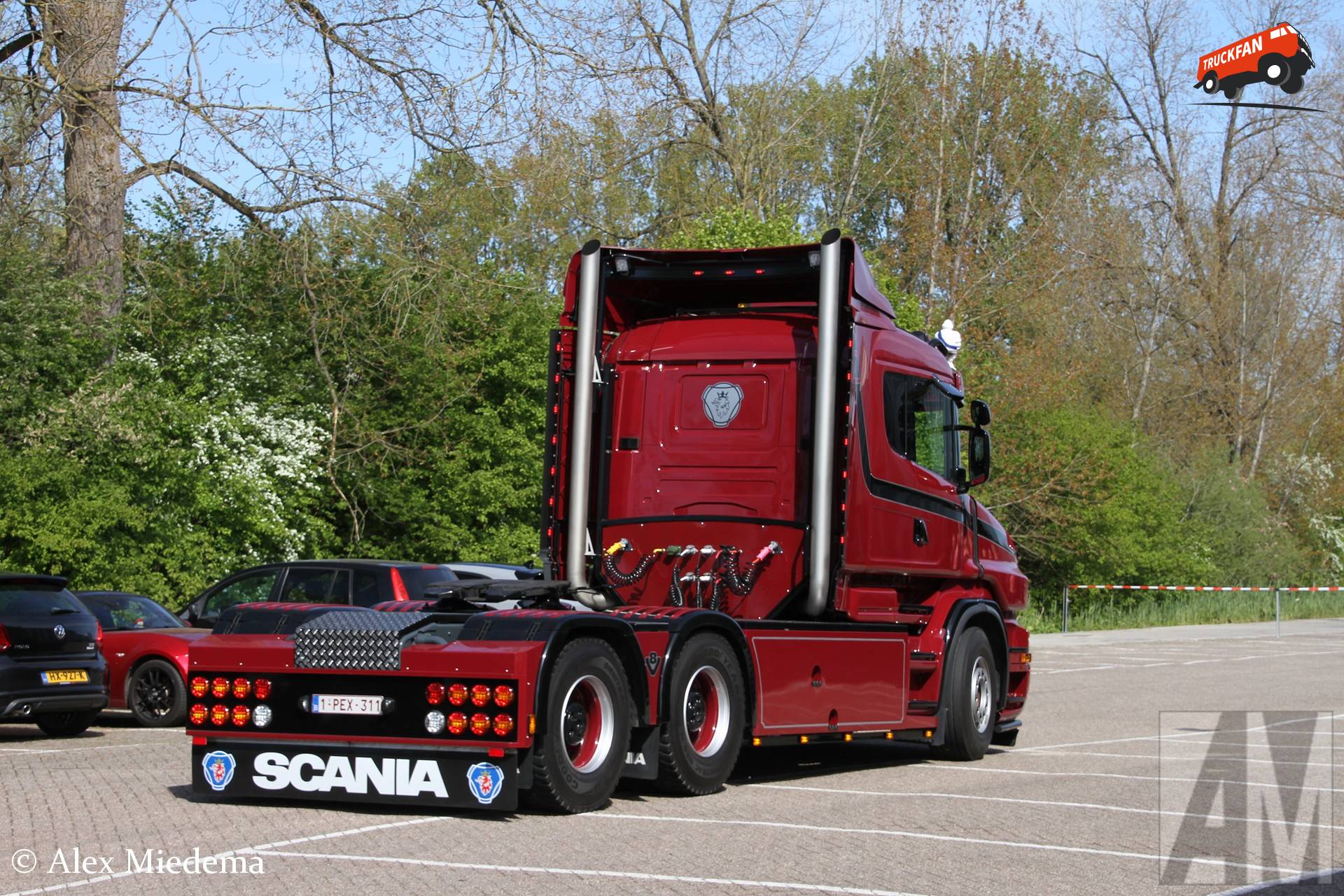 Scania T580 truck at Trucks & Coffee event