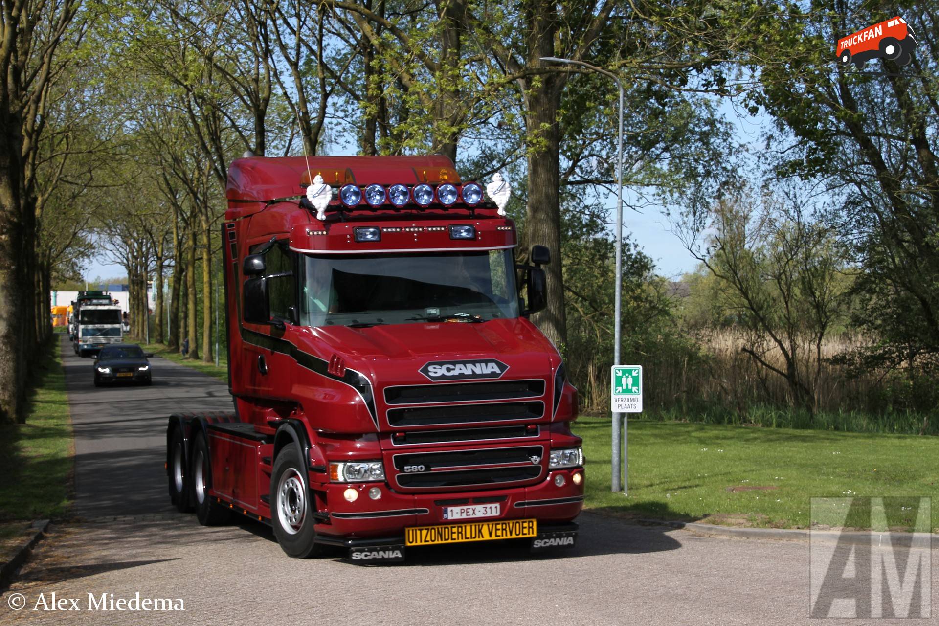 Scania T580 vrachtwagen bij Trucks & Coffee