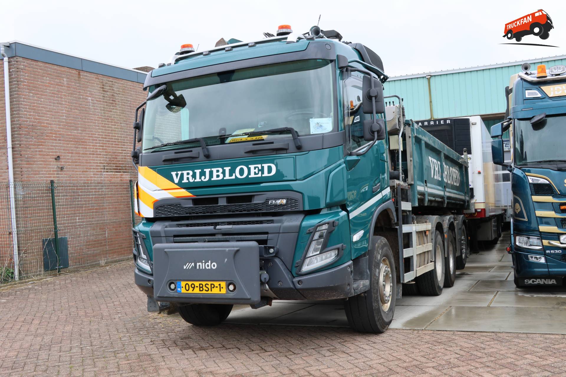 Volvo FM-X truck of Vrijbloed Transport B.V.