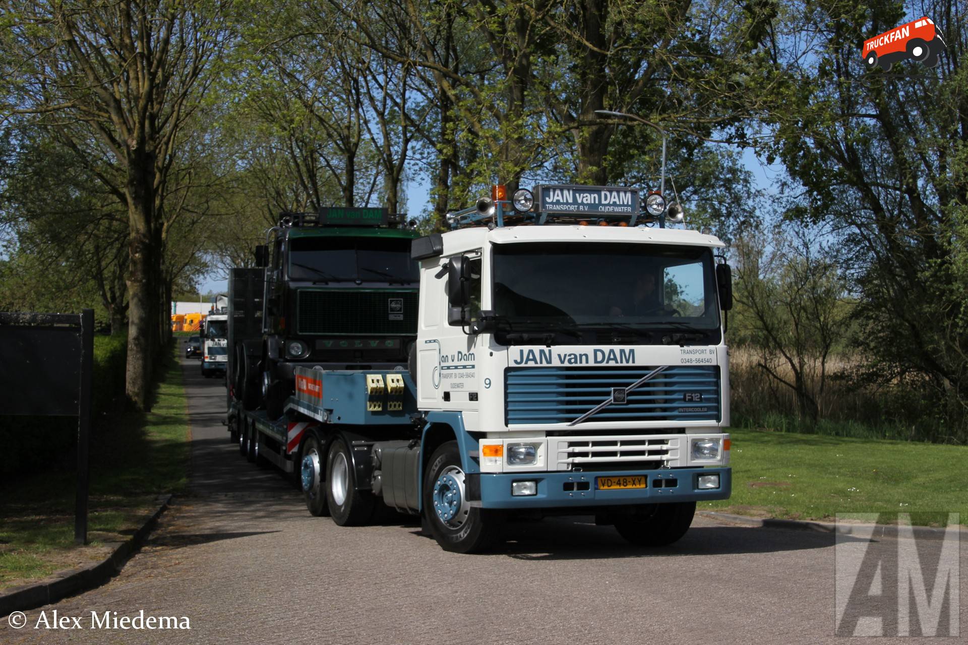 Volvo F12 vrachtwagen van Jan van Dam