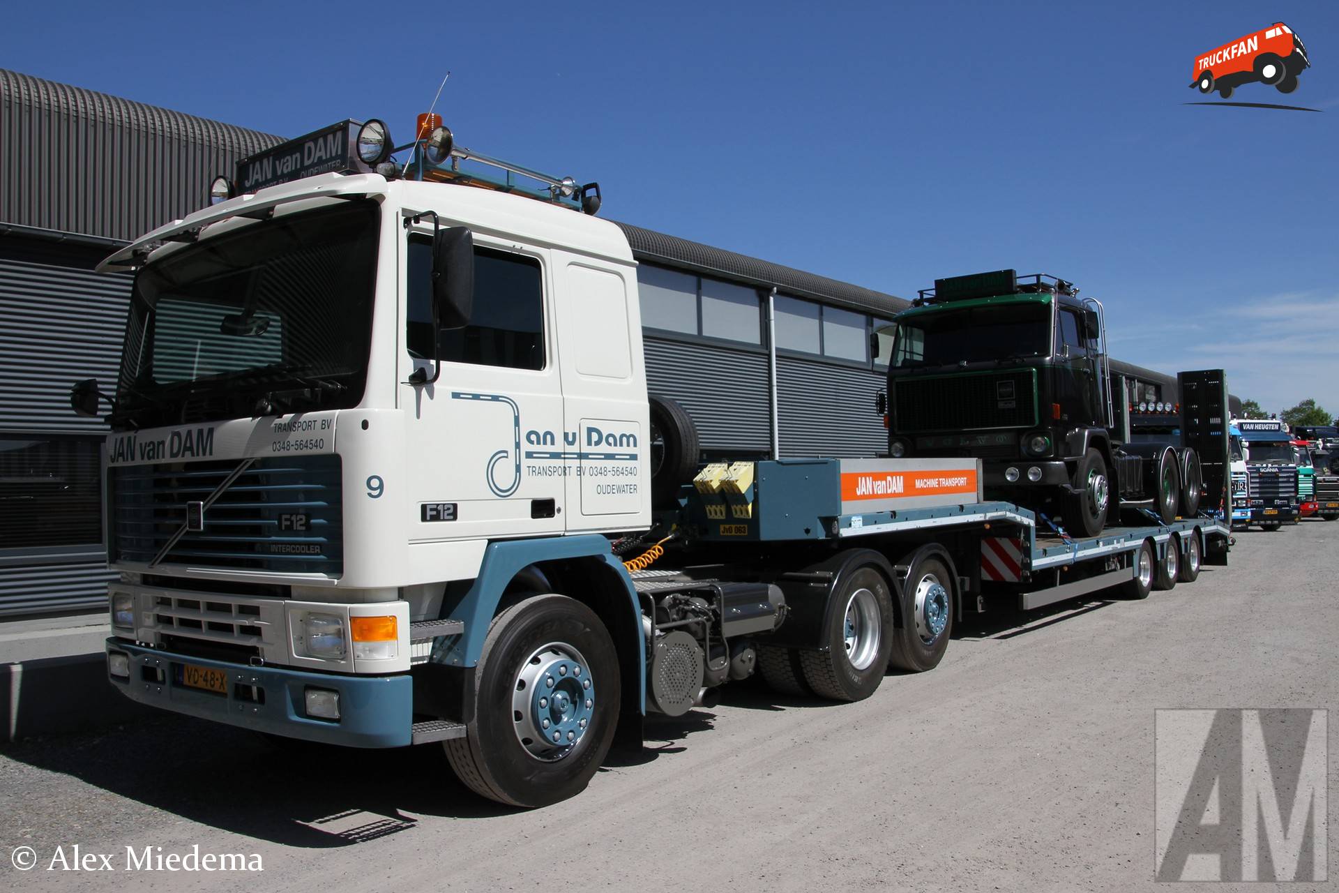 Volvo F12 vrachtwagen van Jan van Dam